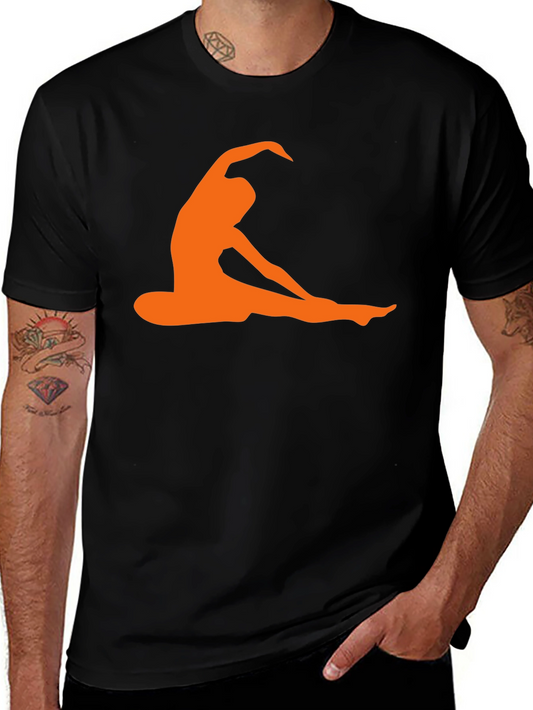 Yoga Pose Graphic Tee - Flexible Style
