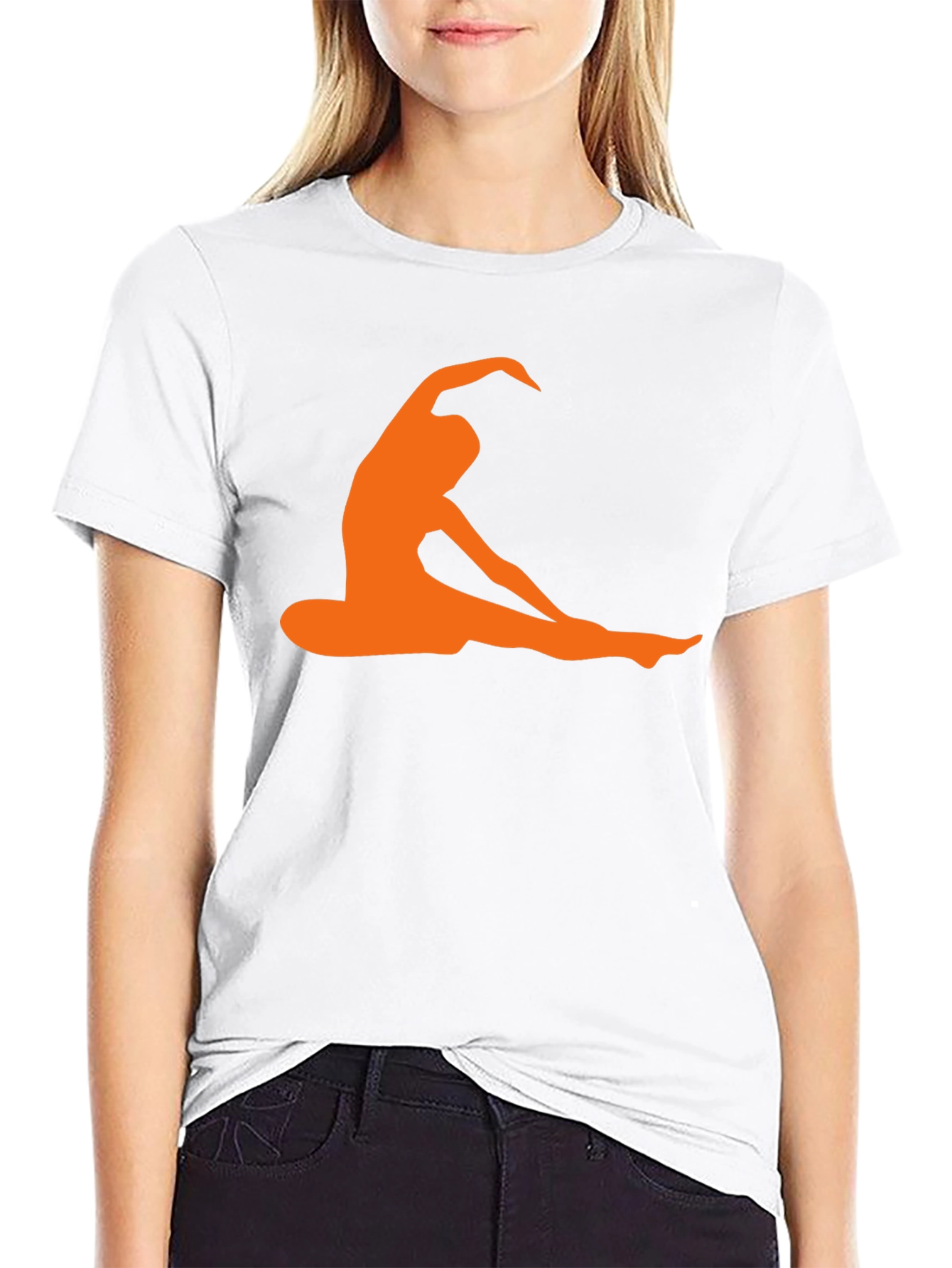 Yoga Pose Graphic Tee - Flexible Style