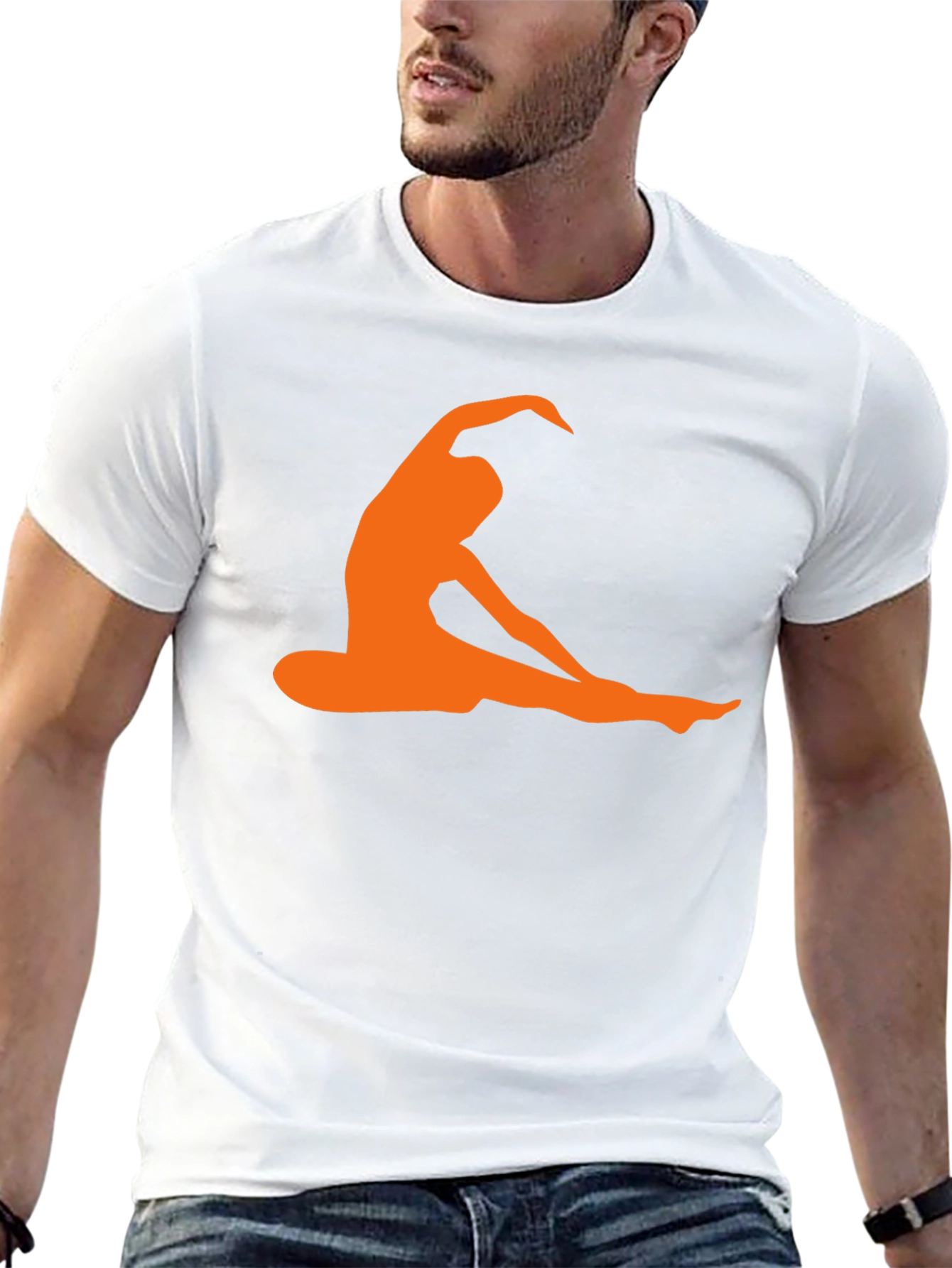 Yoga Pose Graphic Tee - Flexible Style