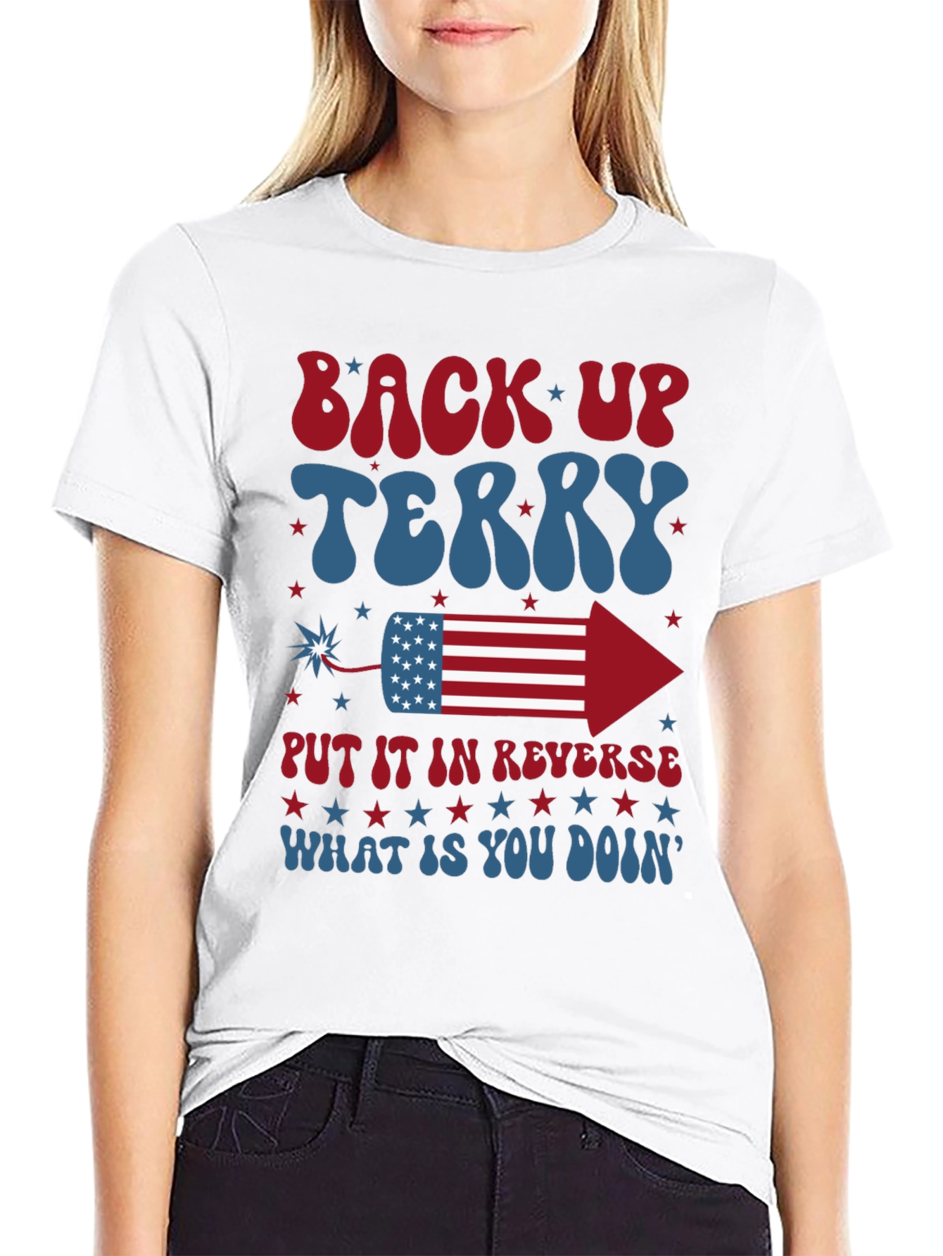 Back Up Terry 4th of July T-Shirt