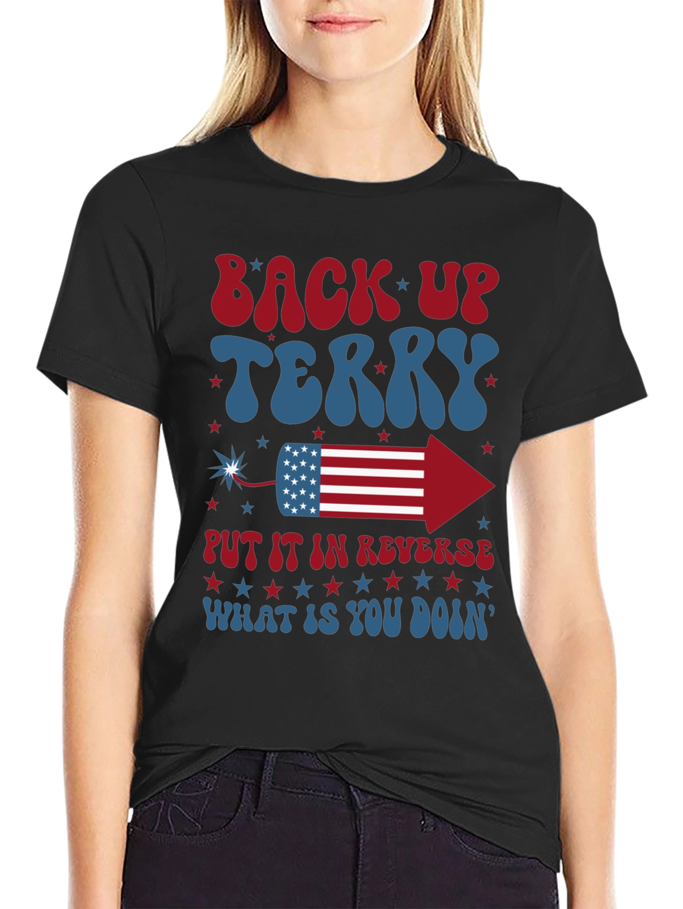 Back Up Terry 4th of July T-Shirt