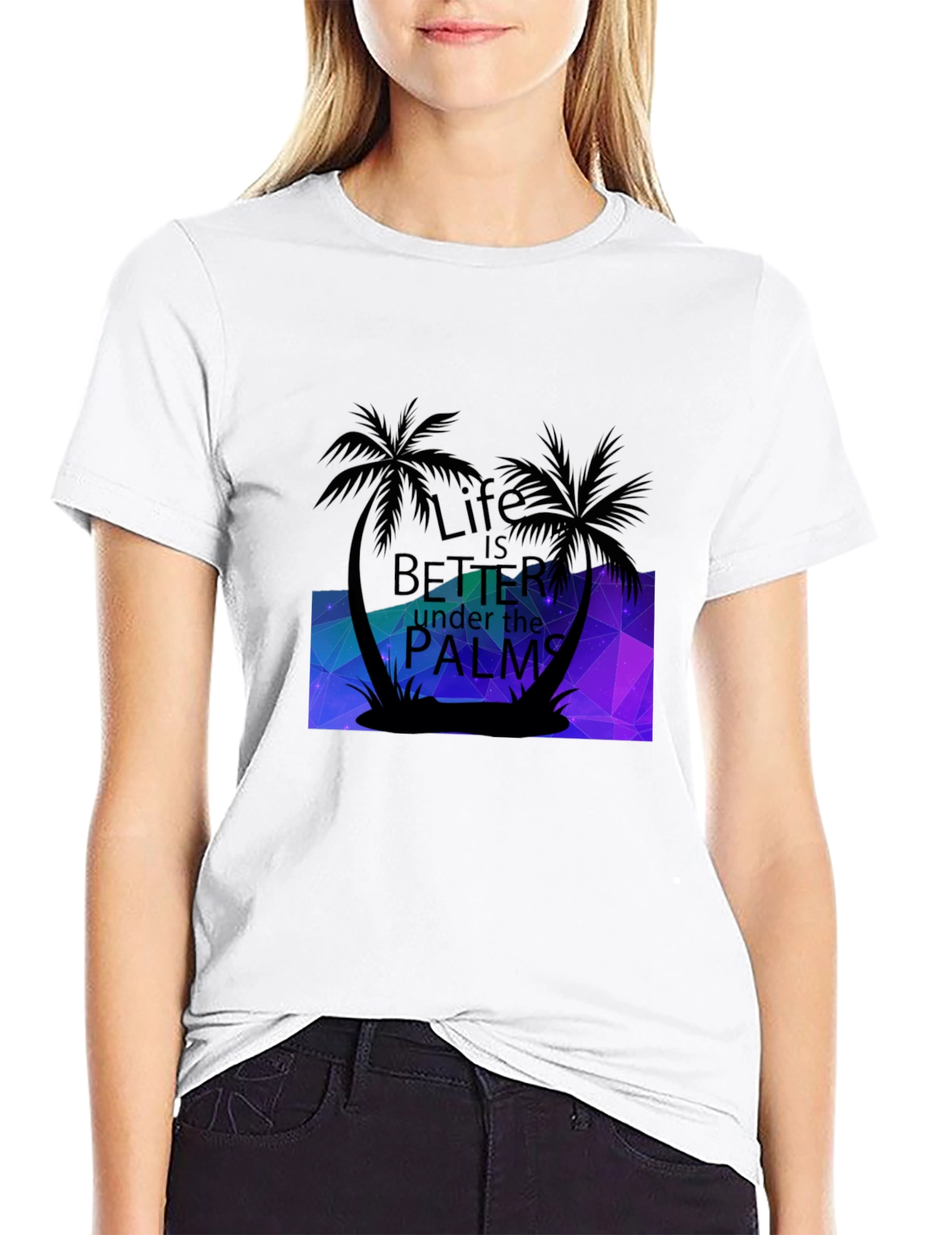 Life Is Better Under The Palms Graphic T-Shirt