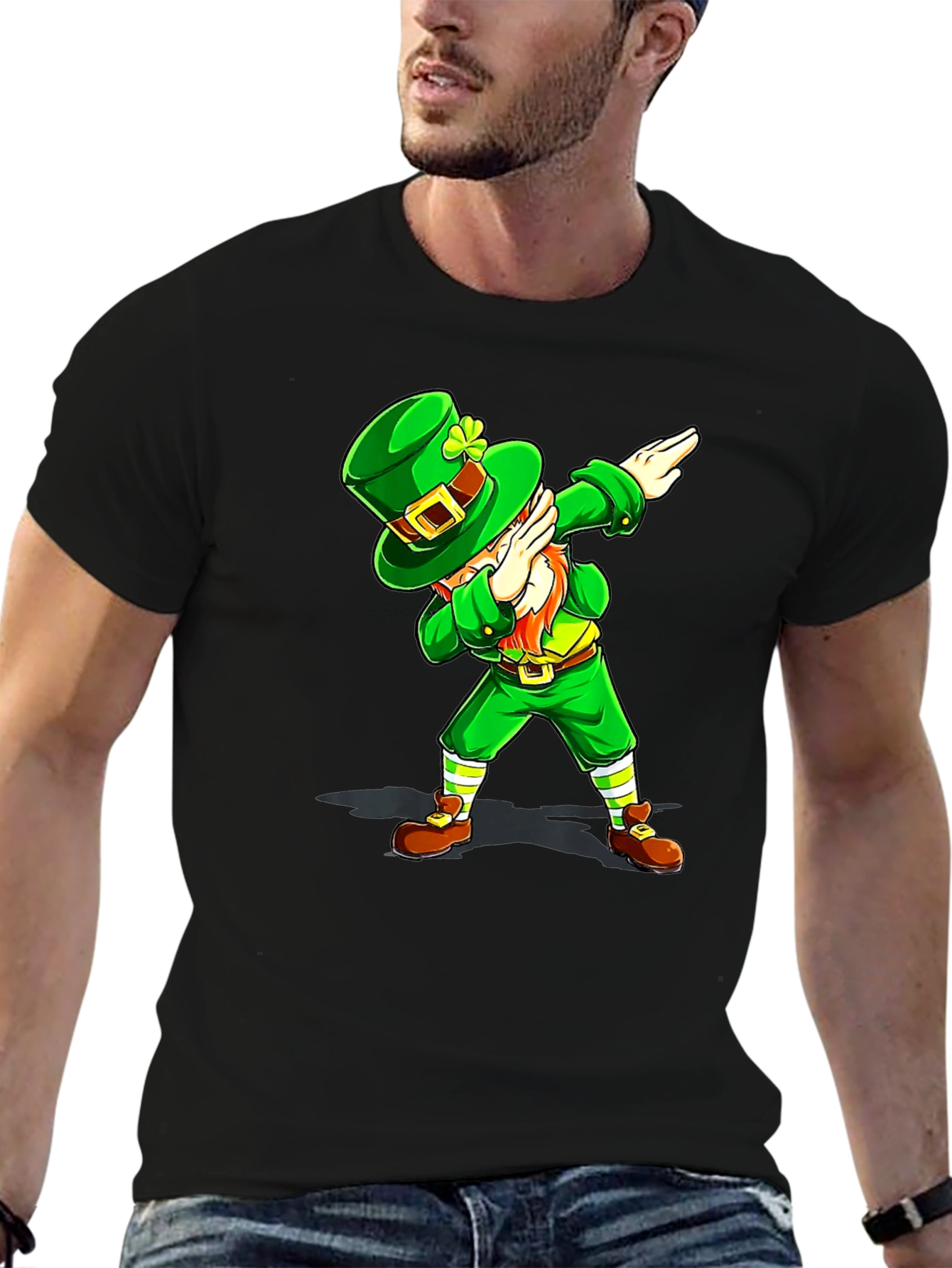 Lucky Leprechaun Dabbing T-Shirt