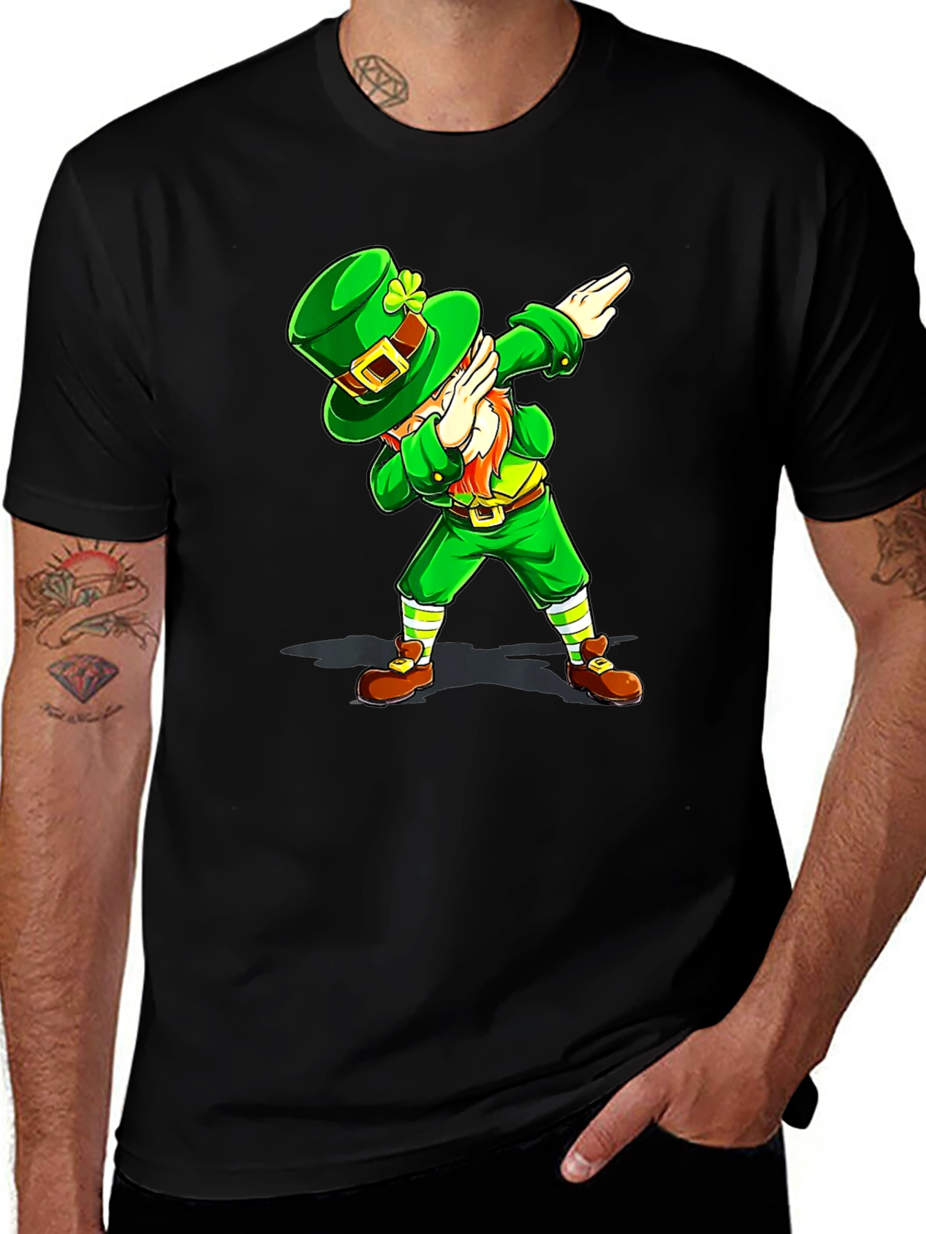 Lucky Leprechaun Dabbing T-Shirt