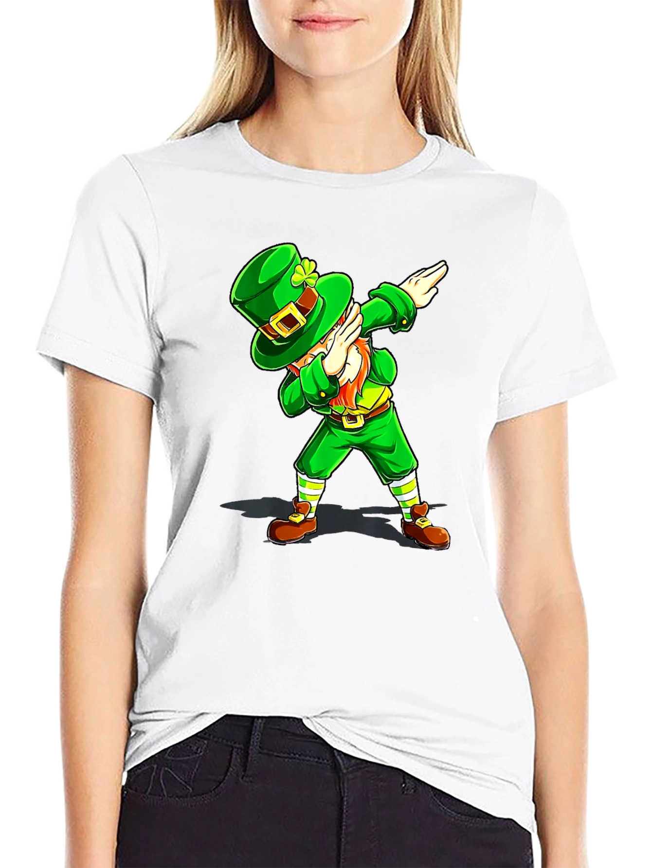 Lucky Leprechaun Dabbing T-Shirt