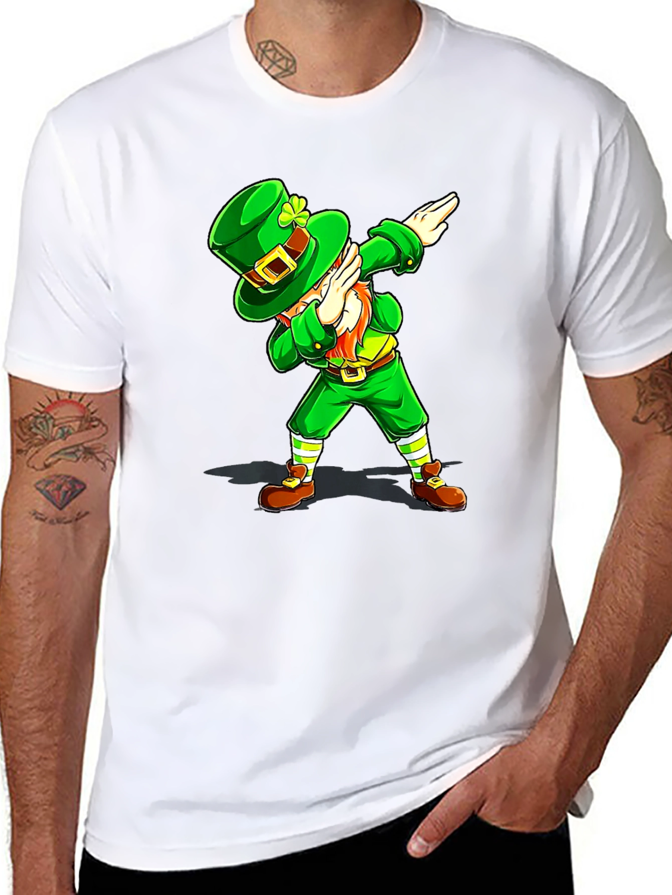 Lucky Leprechaun Dabbing T-Shirt