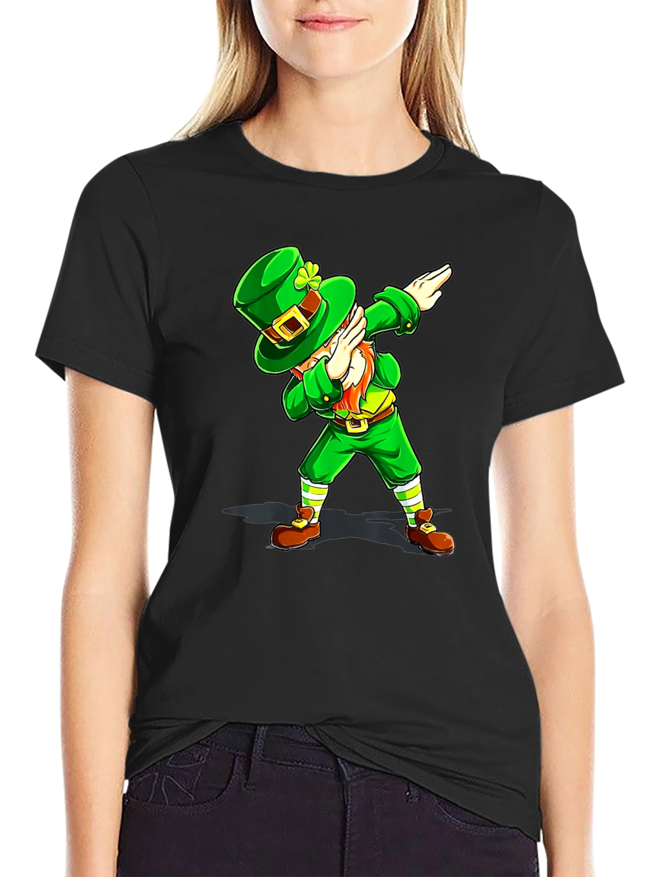 Lucky Leprechaun Dabbing T-Shirt