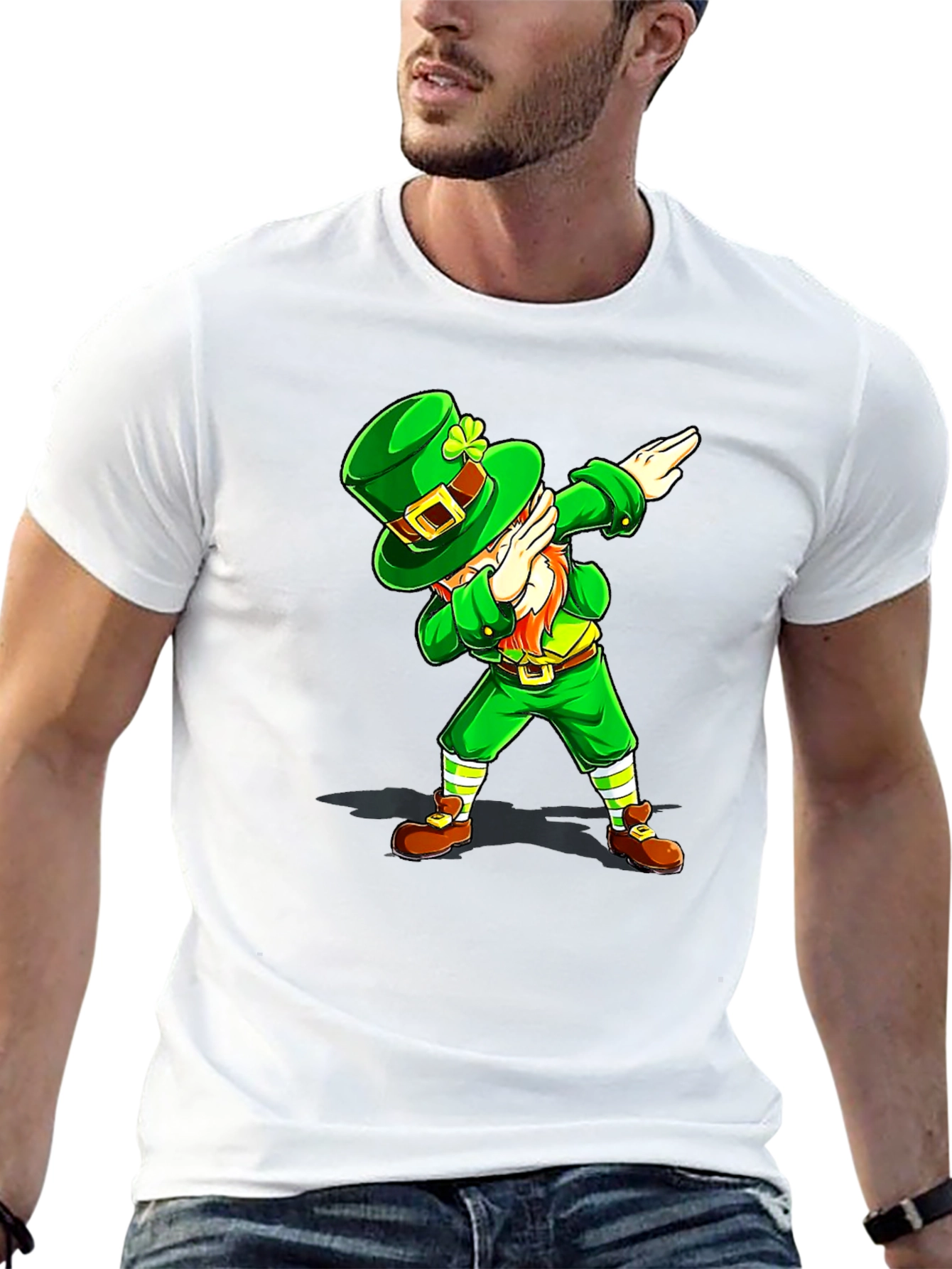 Lucky Leprechaun Dabbing T-Shirt