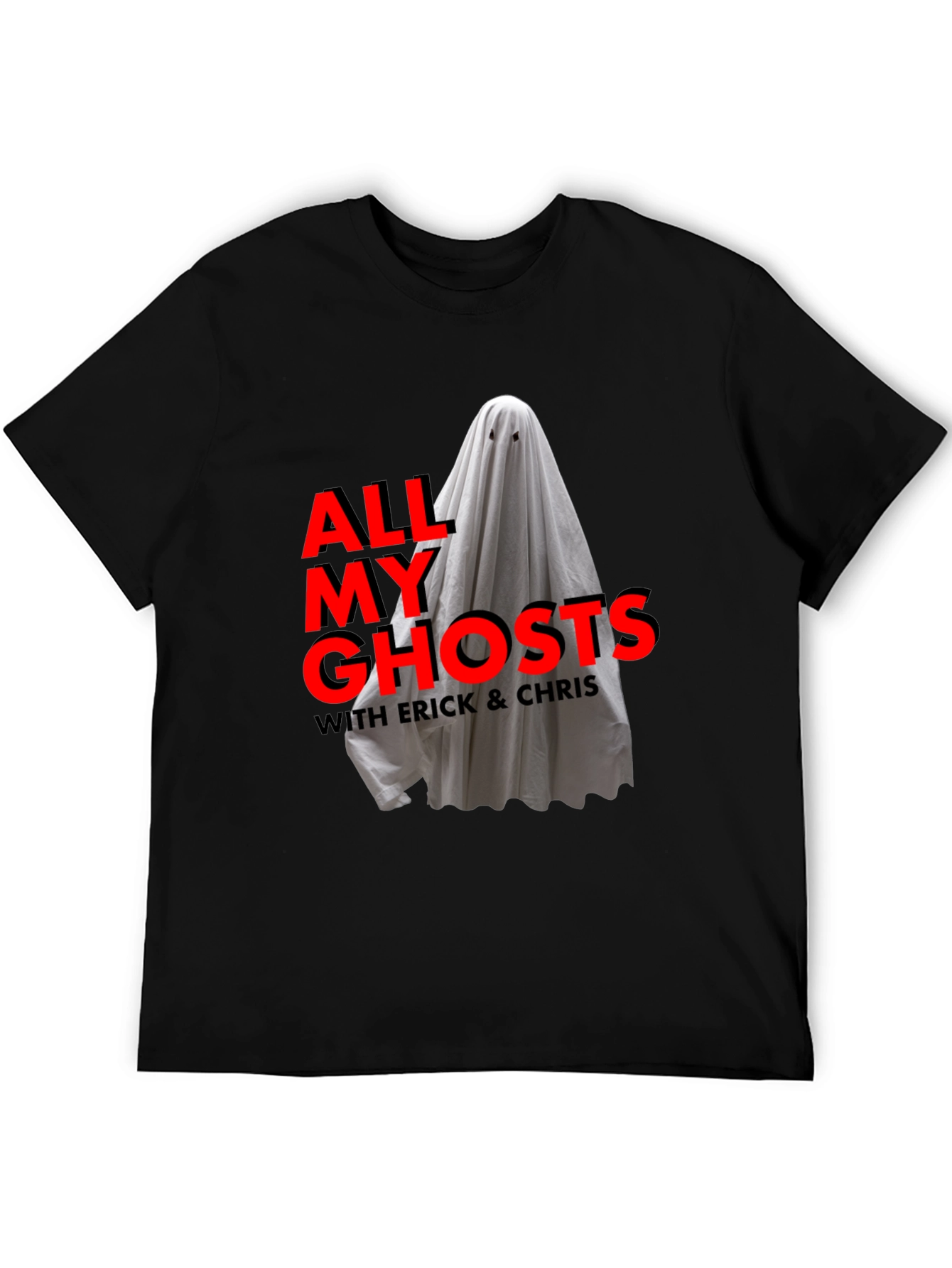 All My Ghosts Podcast Black T-Shirt