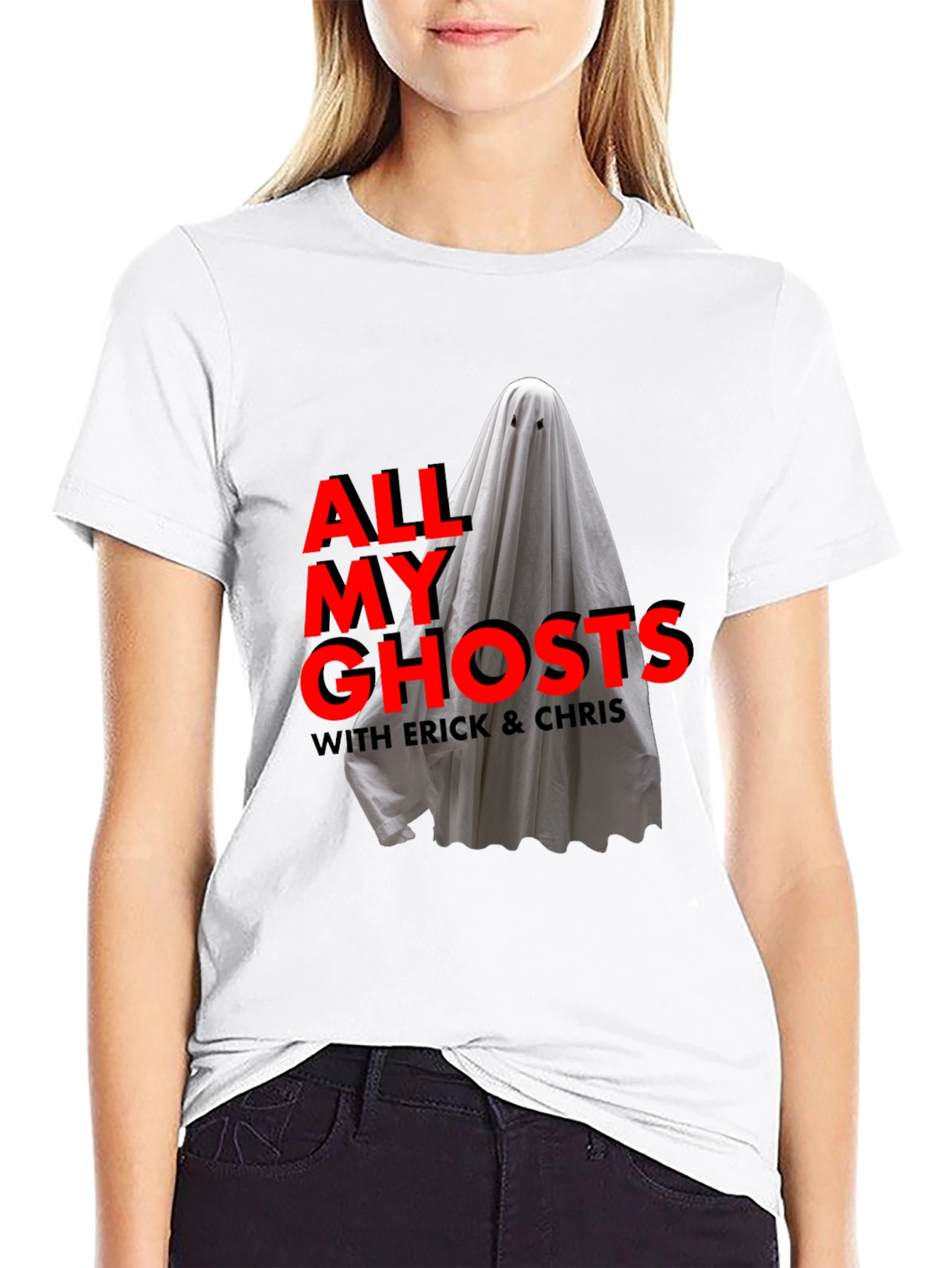 All My Ghosts Podcast Black T-Shirt