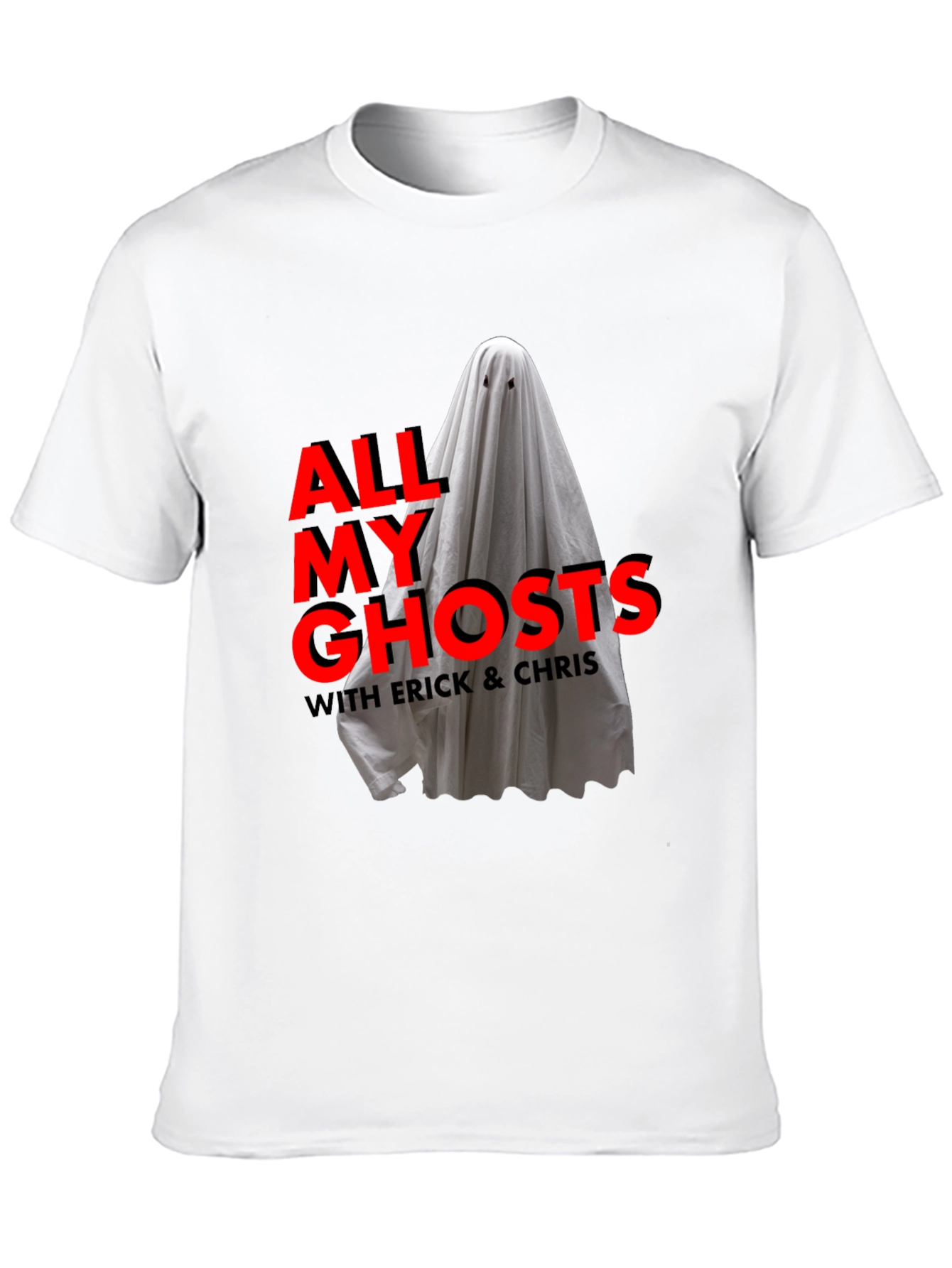 All My Ghosts Podcast Black T-Shirt