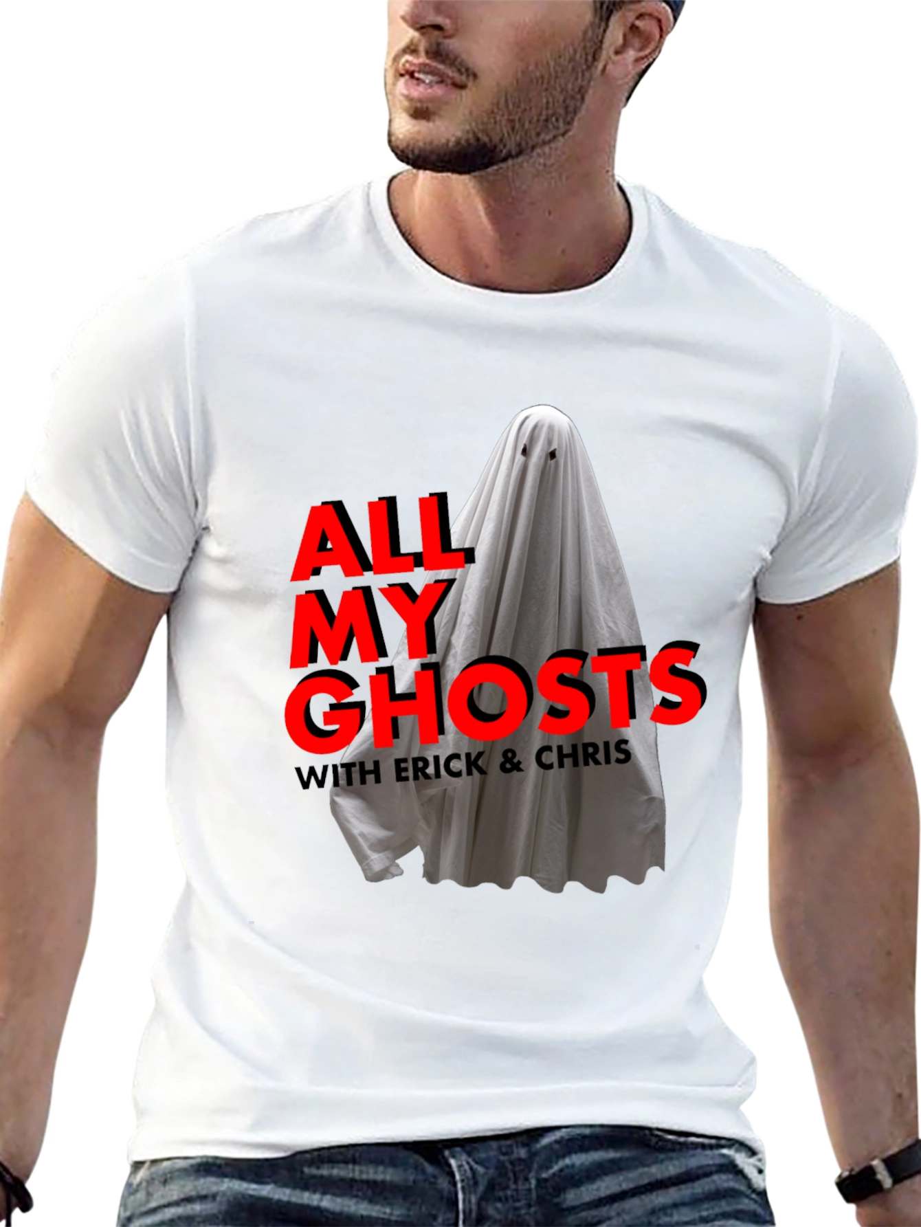 All My Ghosts Podcast Black T-Shirt
