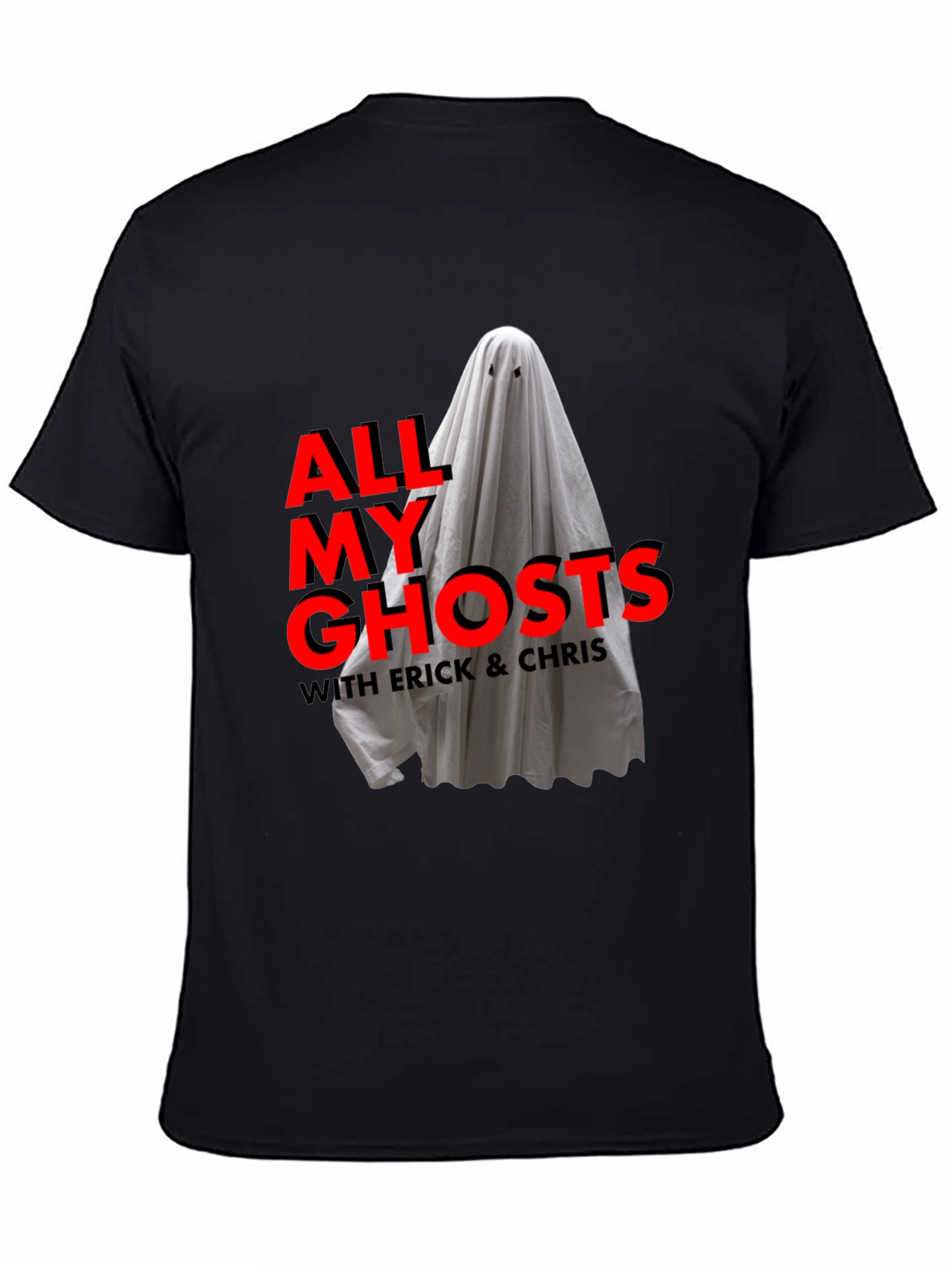 All My Ghosts Podcast Black T-Shirt