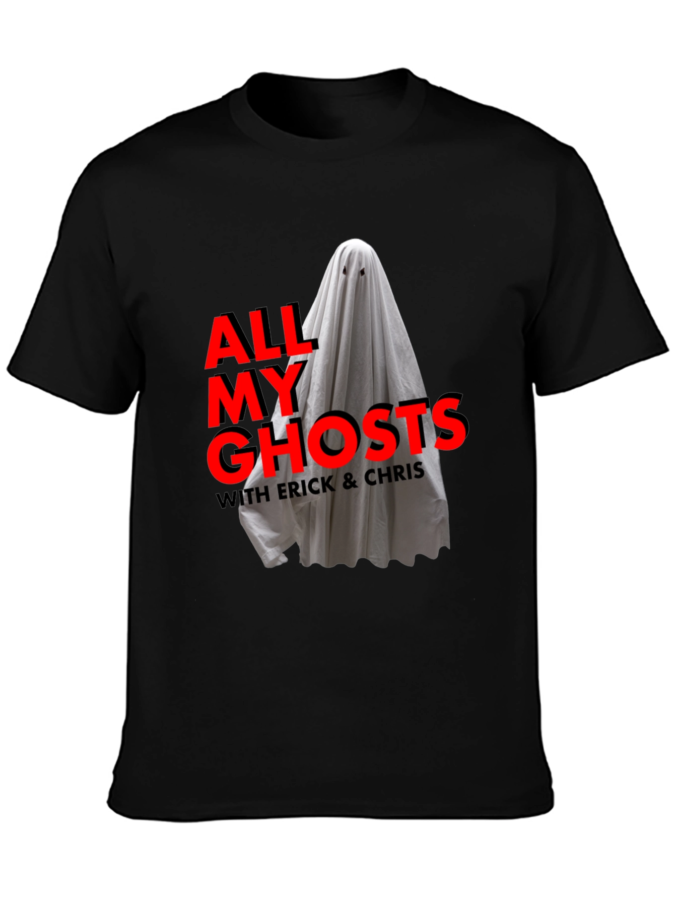 All My Ghosts Podcast Black T-Shirt