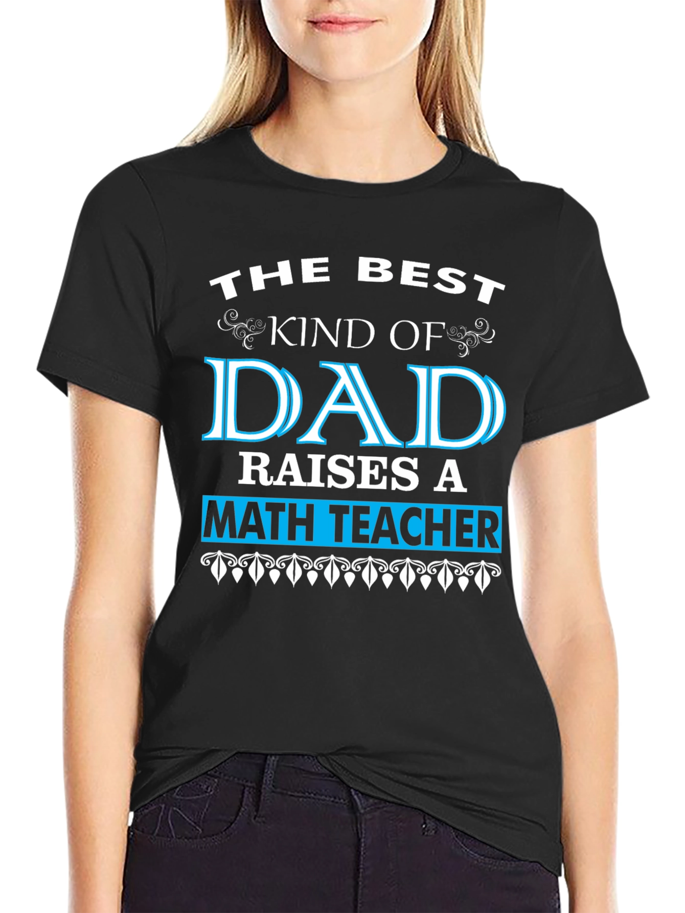 Best Dad Math Teacher T-Shirt