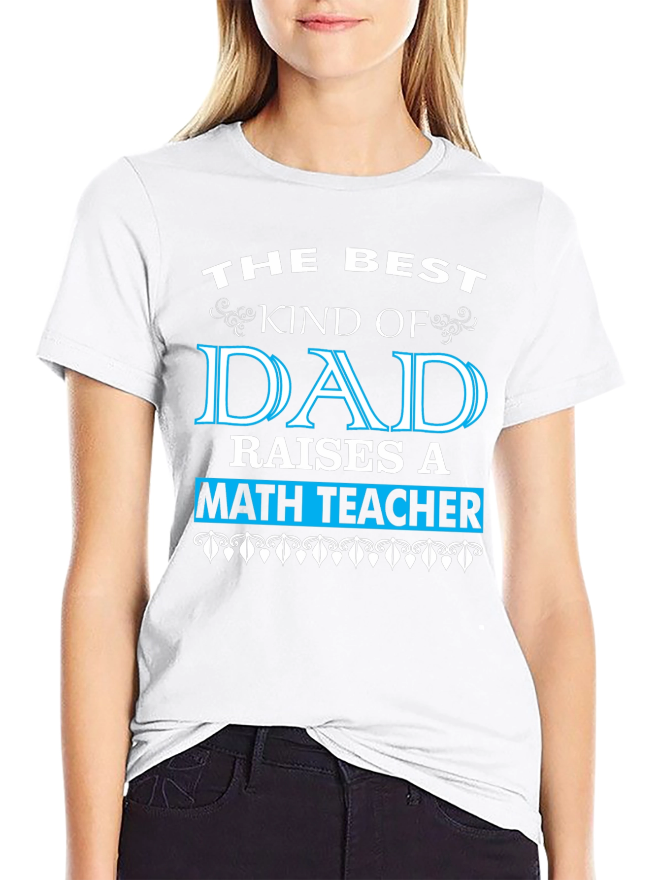 Best Dad Math Teacher T-Shirt