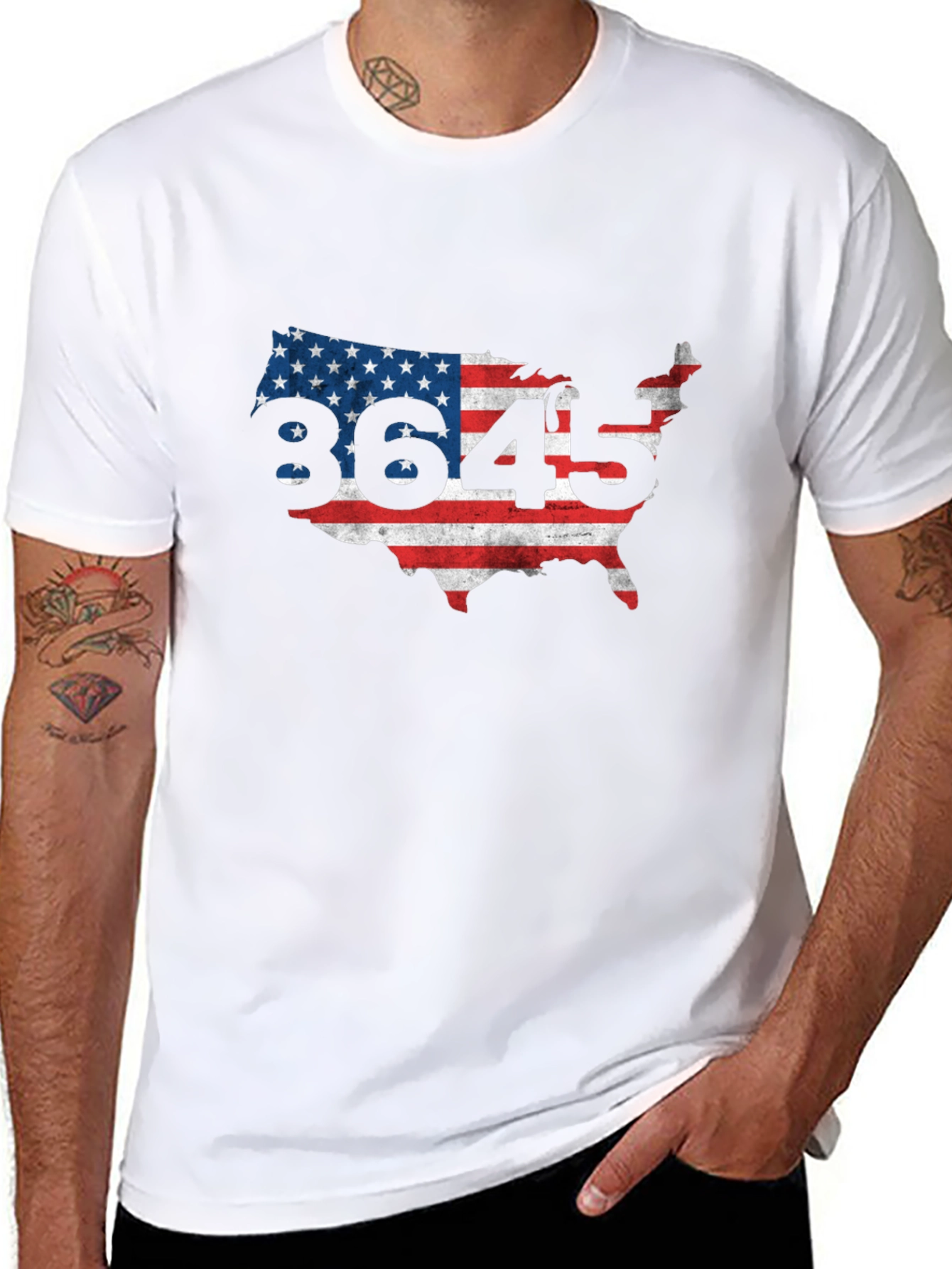 8645 USA Flag T-Shirt