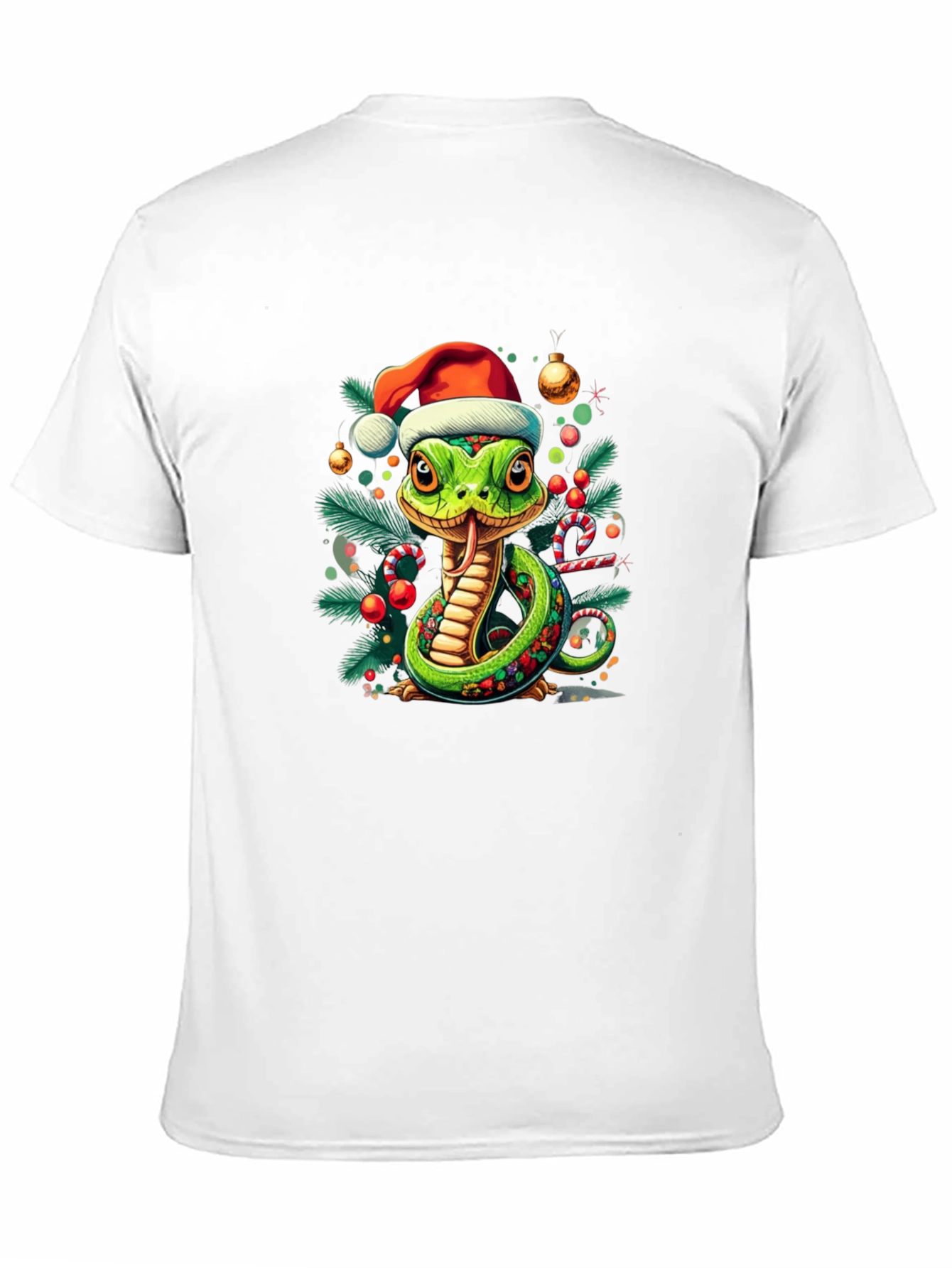 Festive Snake T-Shirt - Holiday Cheer