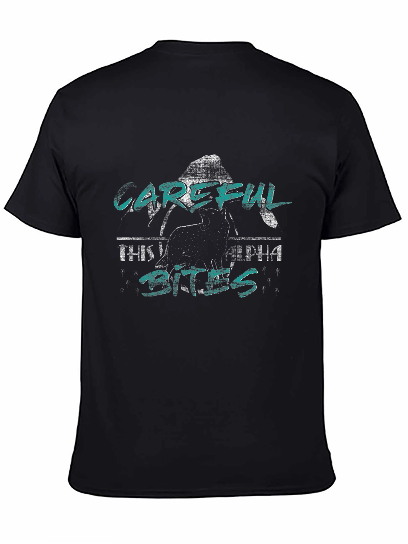 Careful Alpha Bites Graphic Print T-Shirt