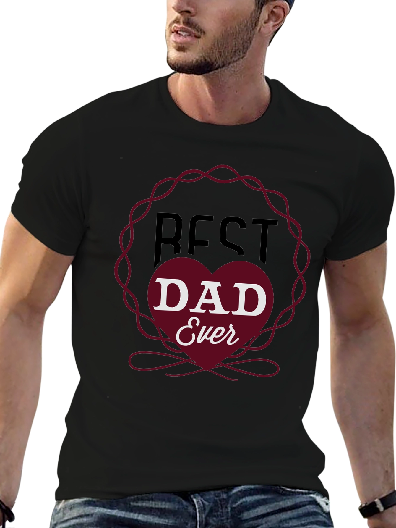 Best Dad Ever Graphic T-Shirt - Fathers Day Gift