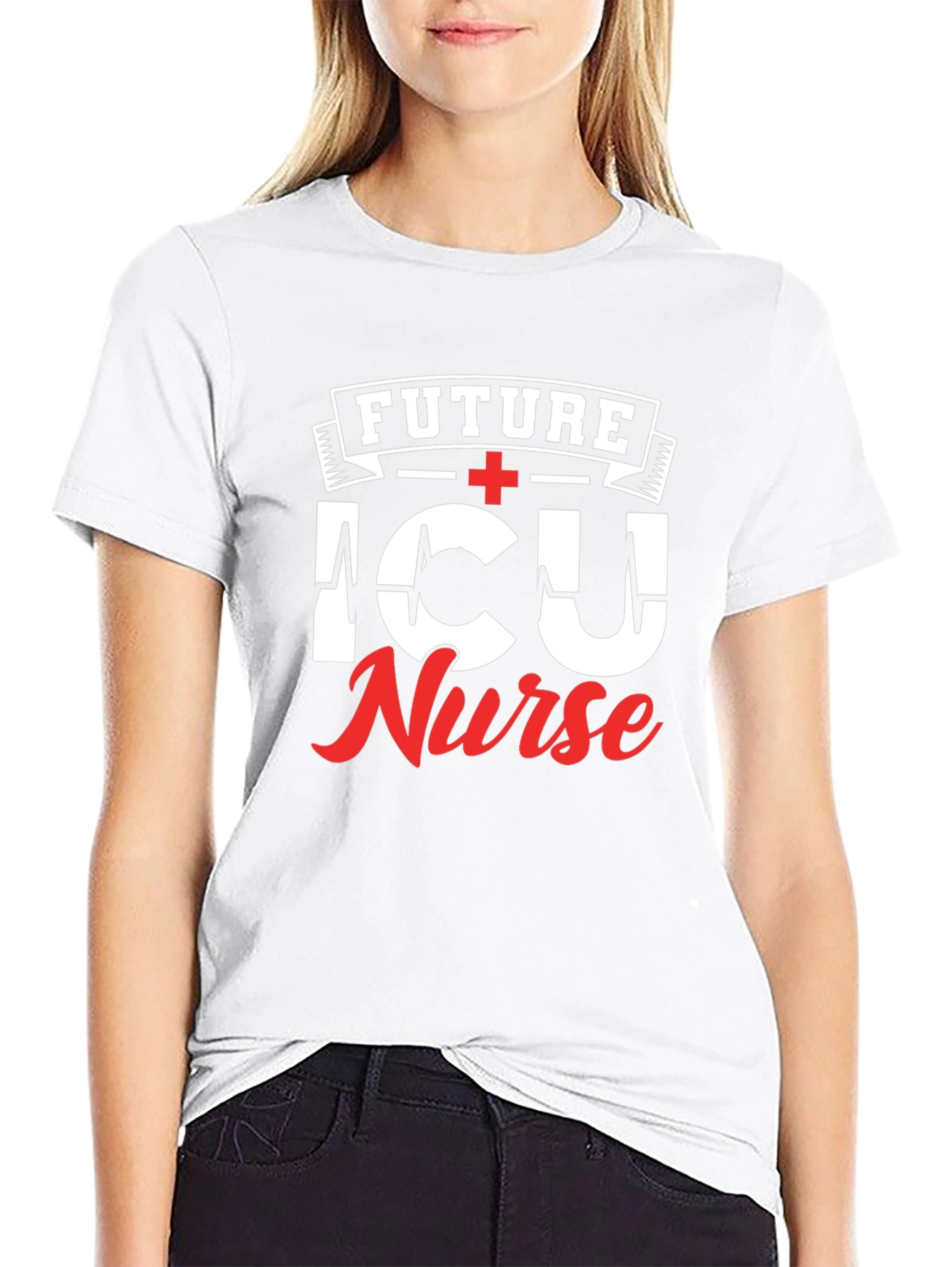 Future ICU Nurse T-Shirt - Black