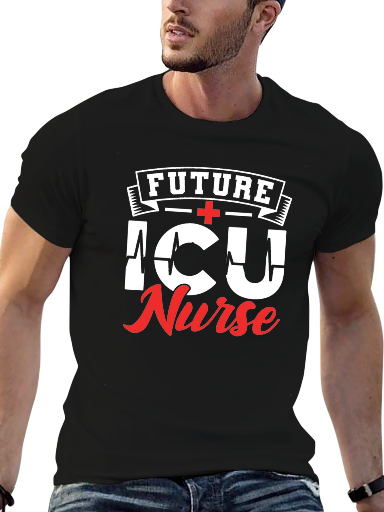 Future ICU Nurse T-Shirt - Black