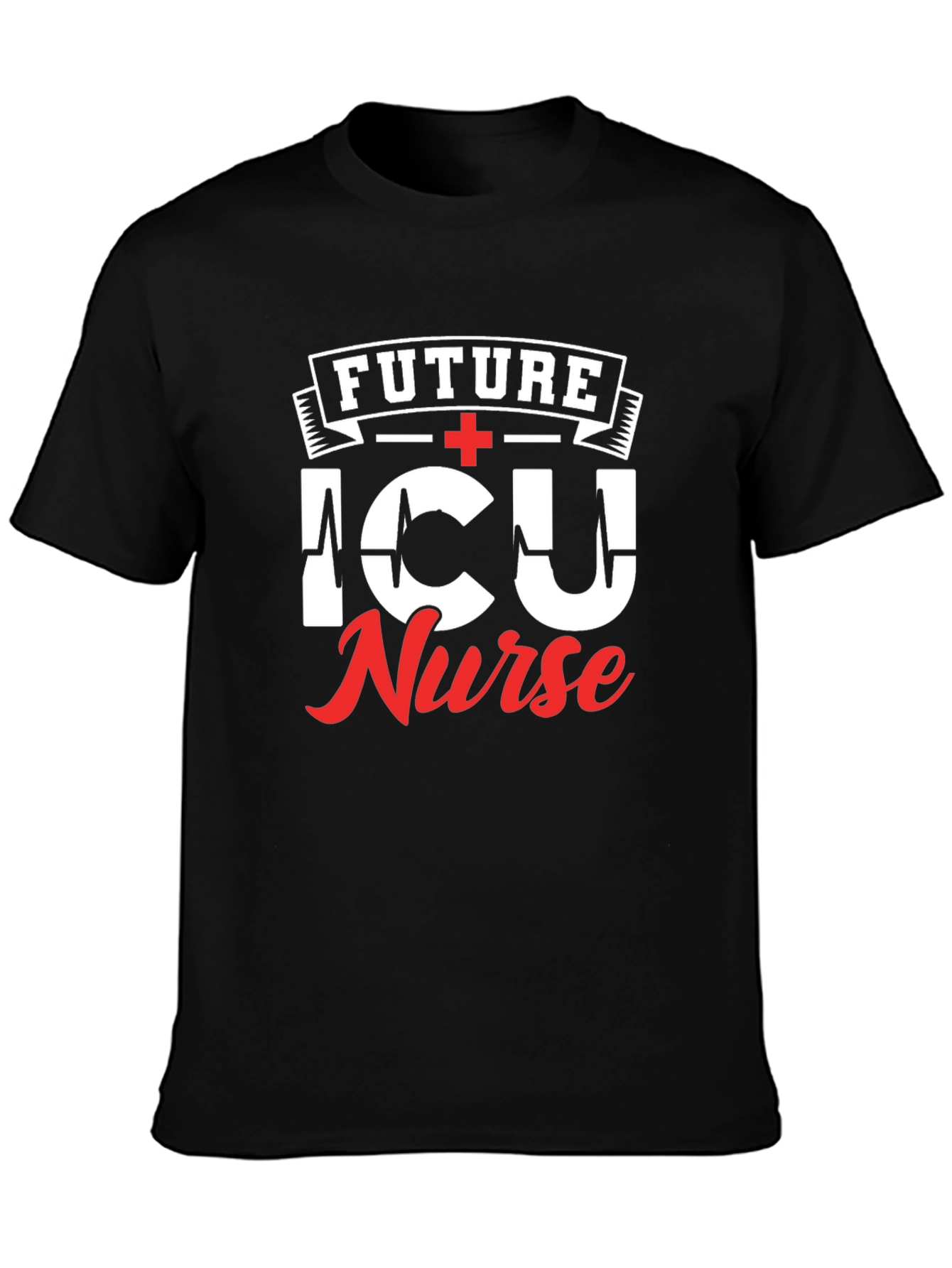 Future ICU Nurse T-Shirt - Black