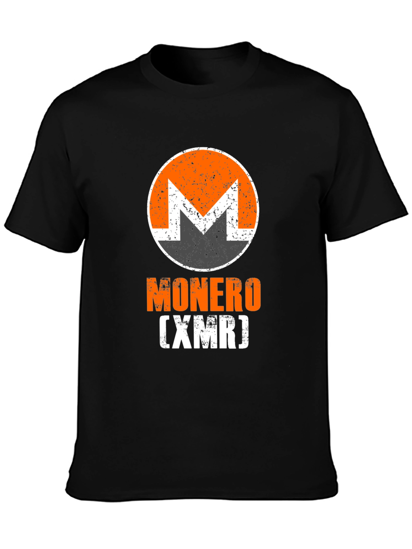 Monero Cryptocurrency Black T-Shirt