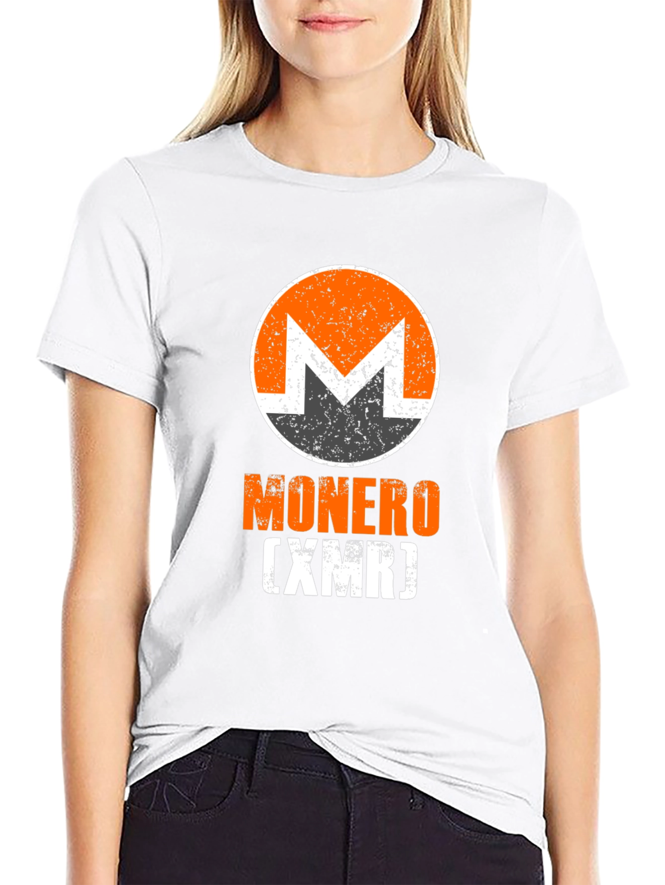Monero Cryptocurrency Black T-Shirt
