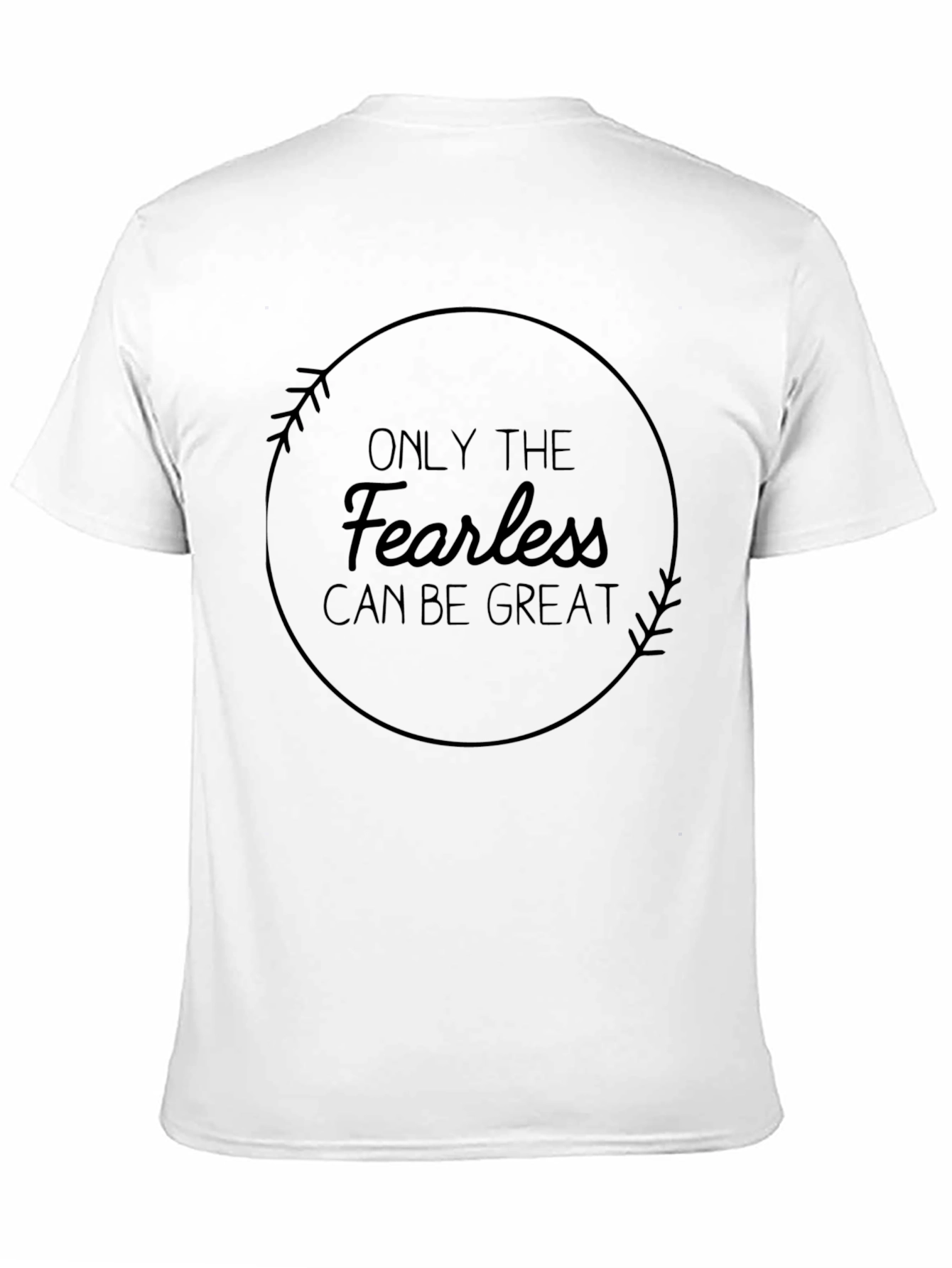 Fearless Greatness Graphic Tee - Stylish Cotton Blend