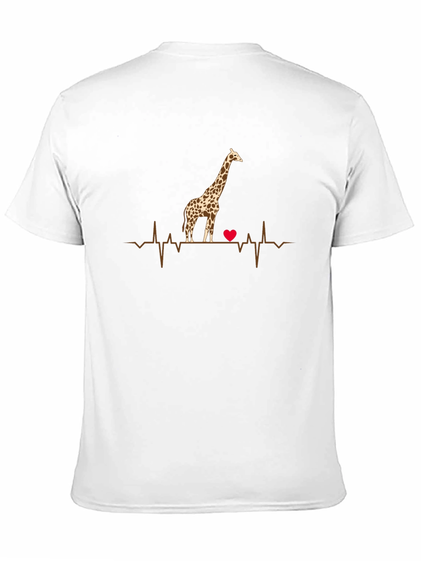 Giraffe Heartbeat Graphic Tee