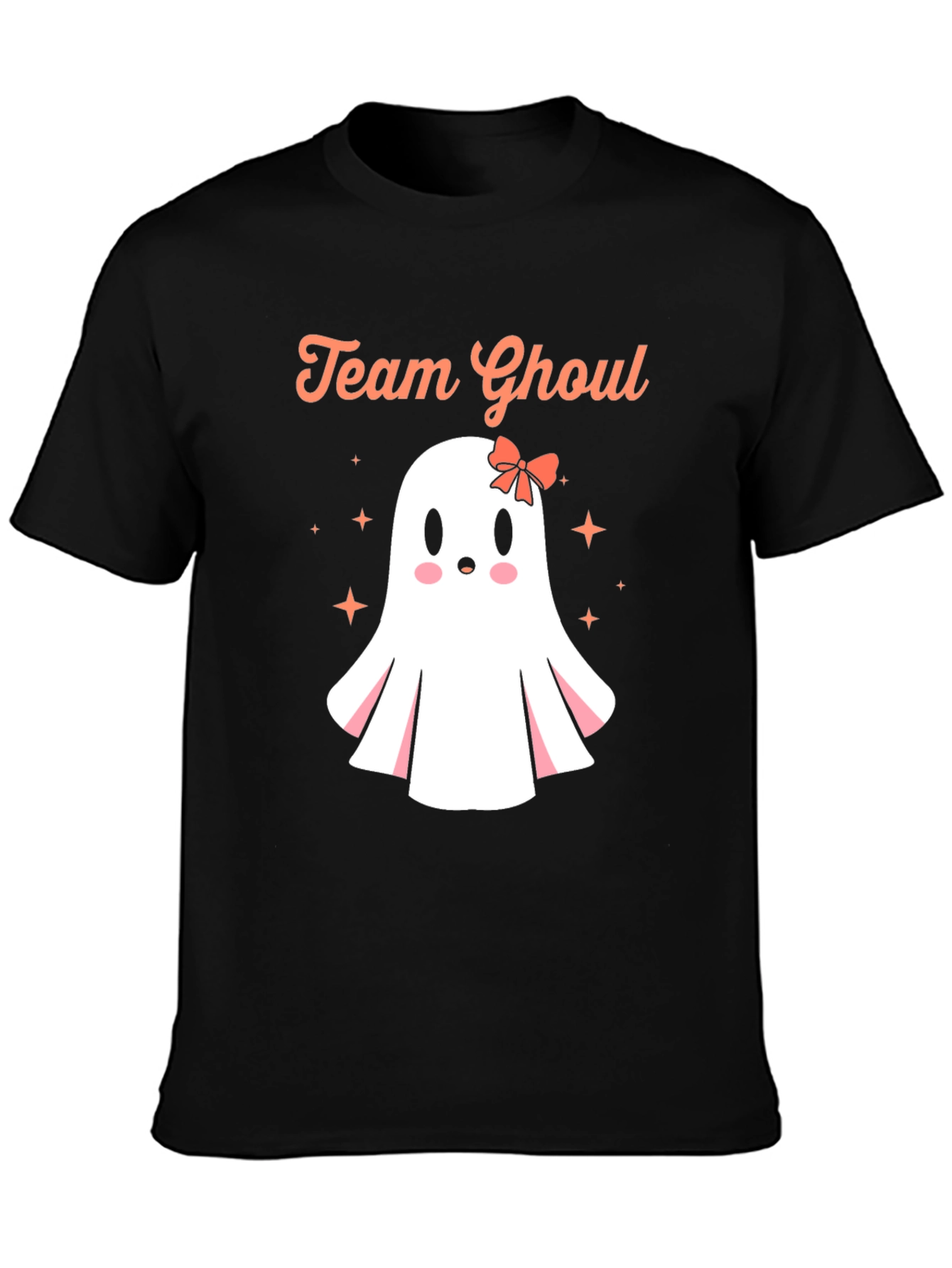 Team Ghoul Kawaii Ghost T-Shirt - Halloween Fun
