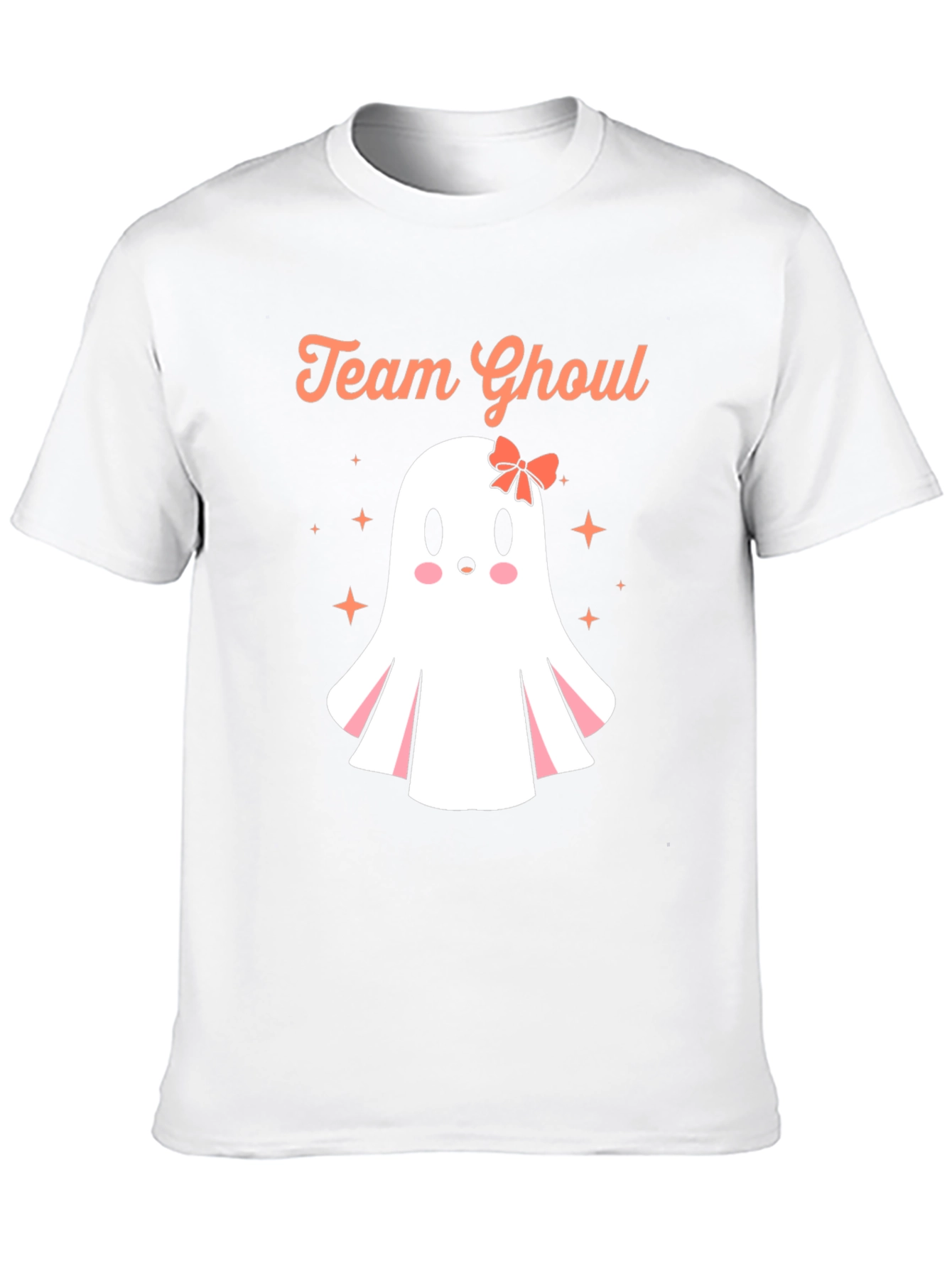 Team Ghoul Kawaii Ghost T-Shirt - Halloween Fun