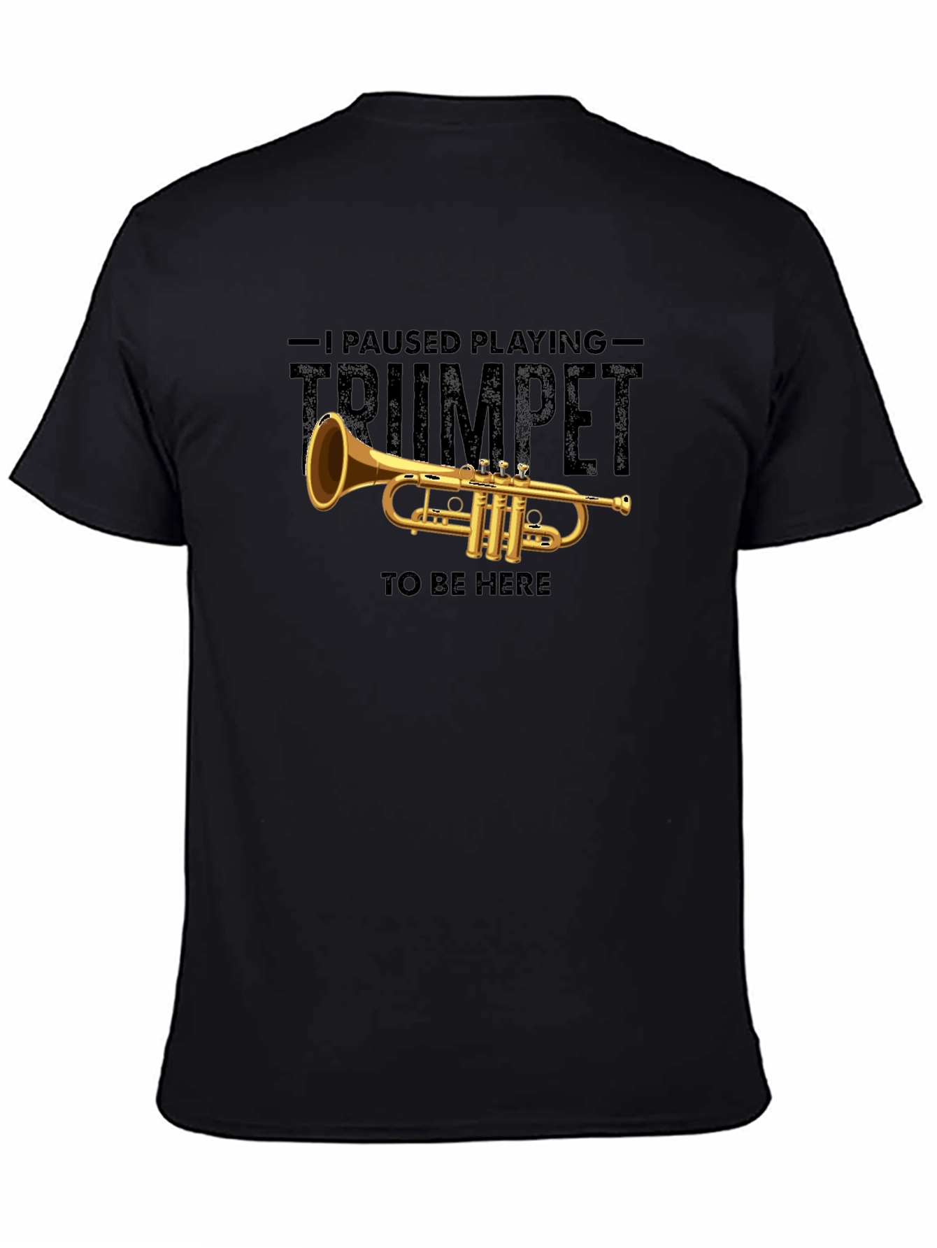Trumpet Pause T-Shirt - Musician Novelty Tee