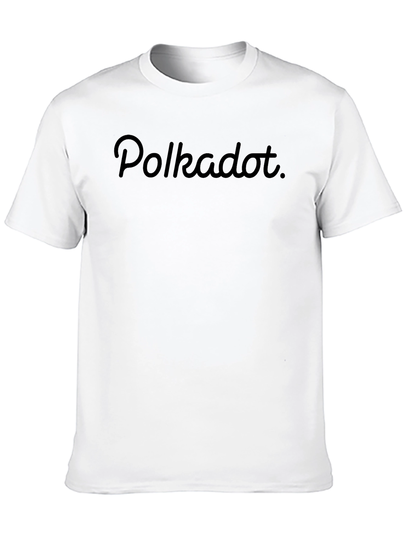 Polkadot Graphic Print T-Shirt - Classic Style
