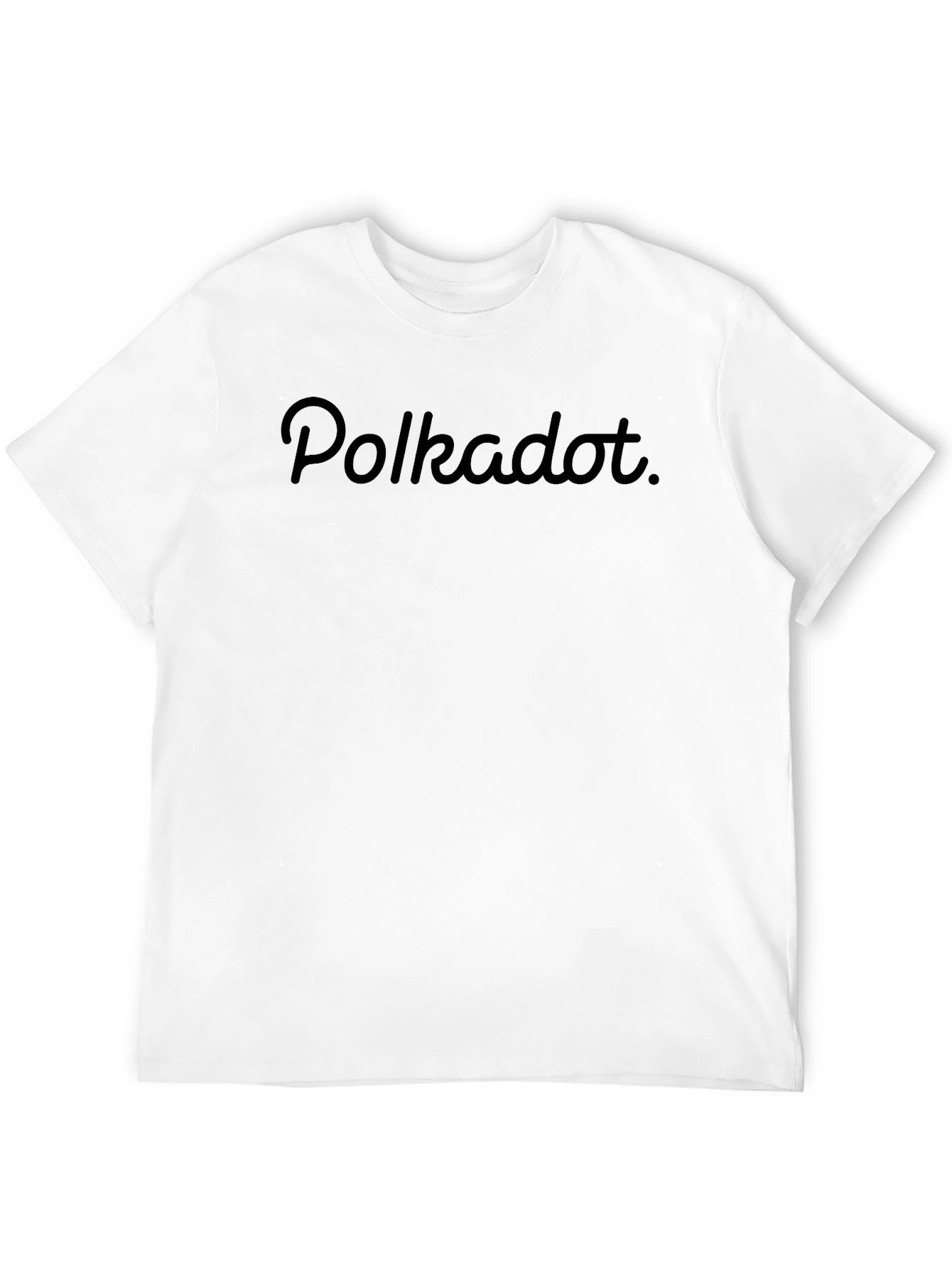 Polkadot Graphic Print T-Shirt - Classic Style