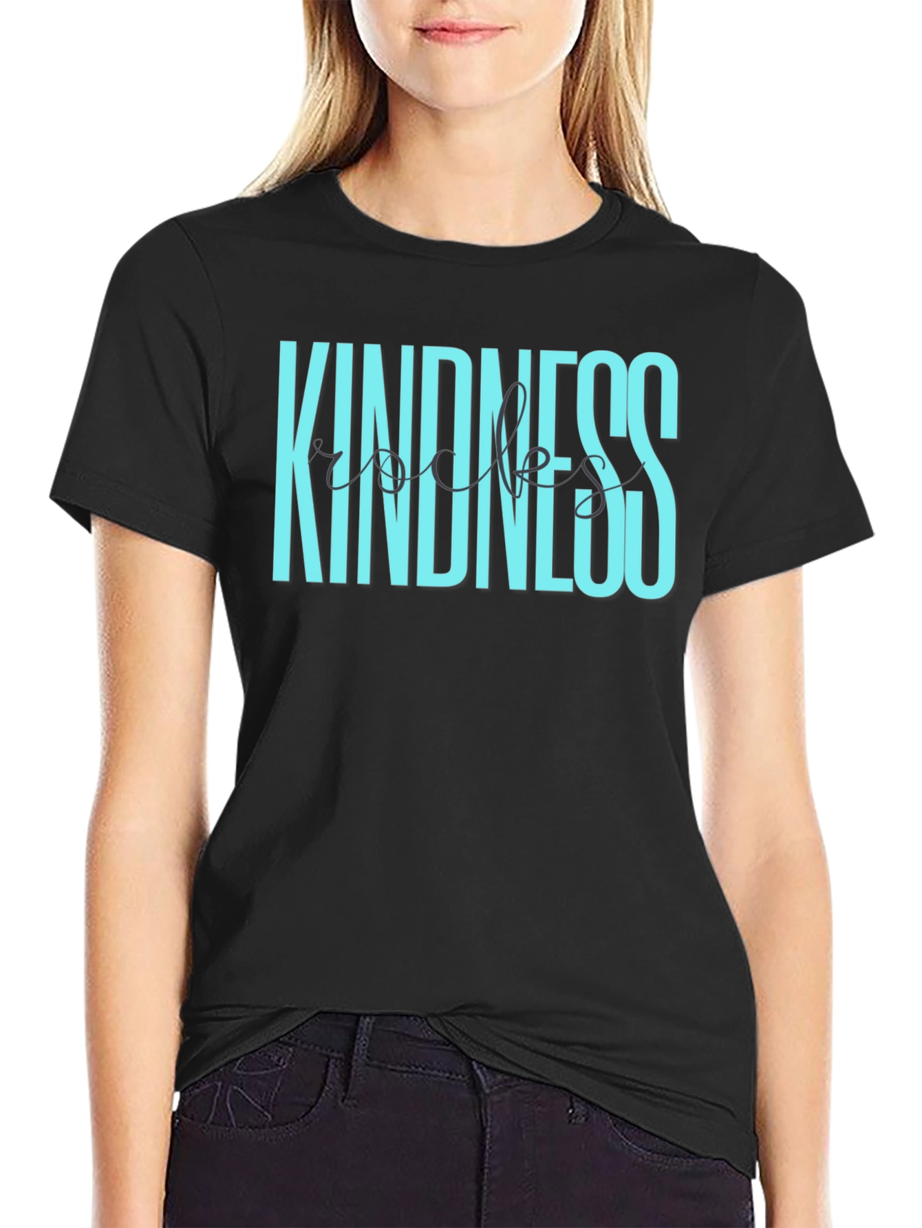 Kindness Rocks Graphic Tee - Soft Cotton Blend T-Shirt