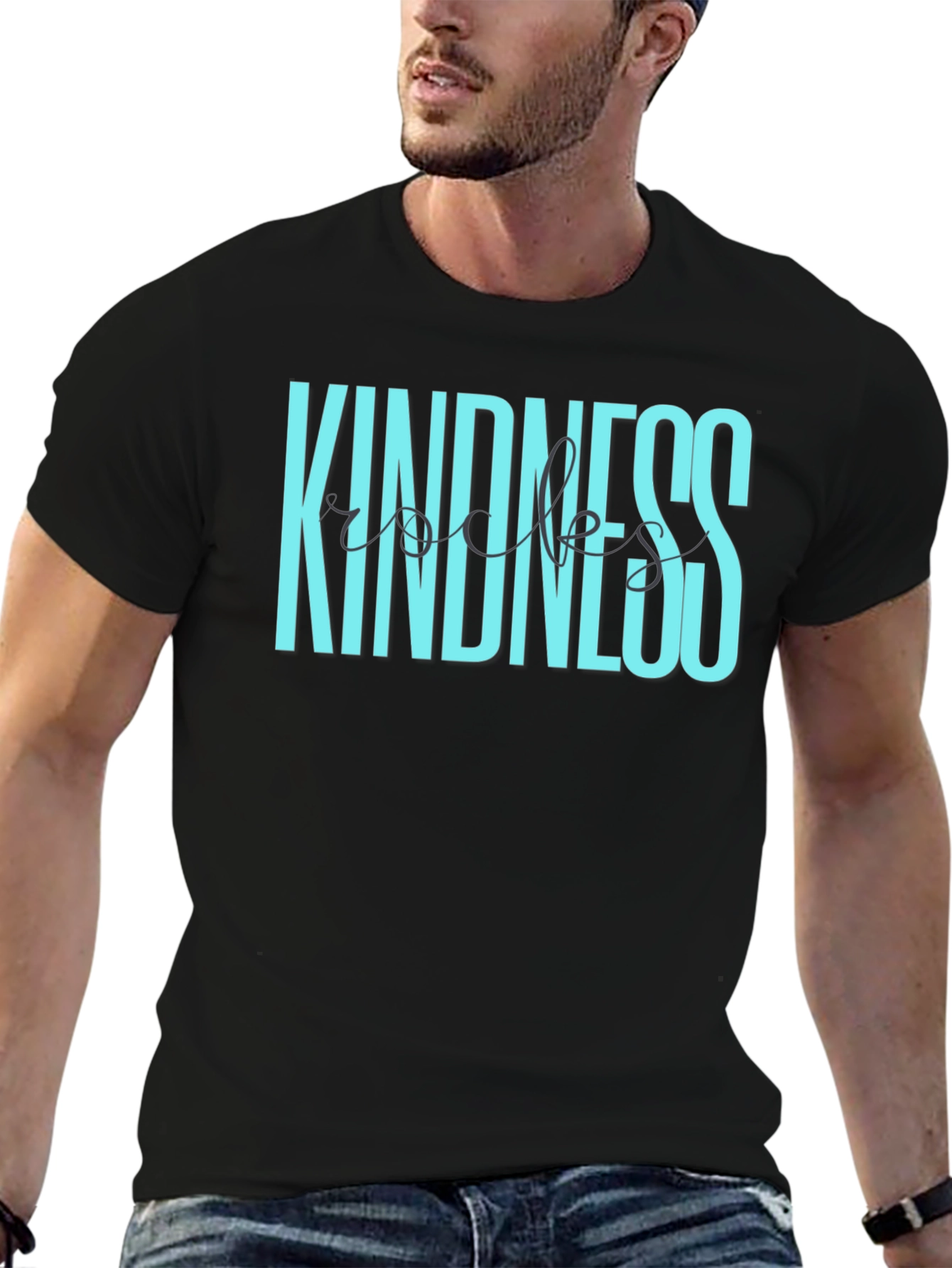 Kindness Rocks Graphic Tee - Soft Cotton Blend T-Shirt