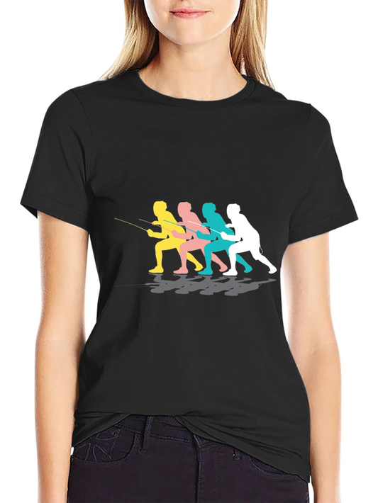Fishermen Graphic Black Tee