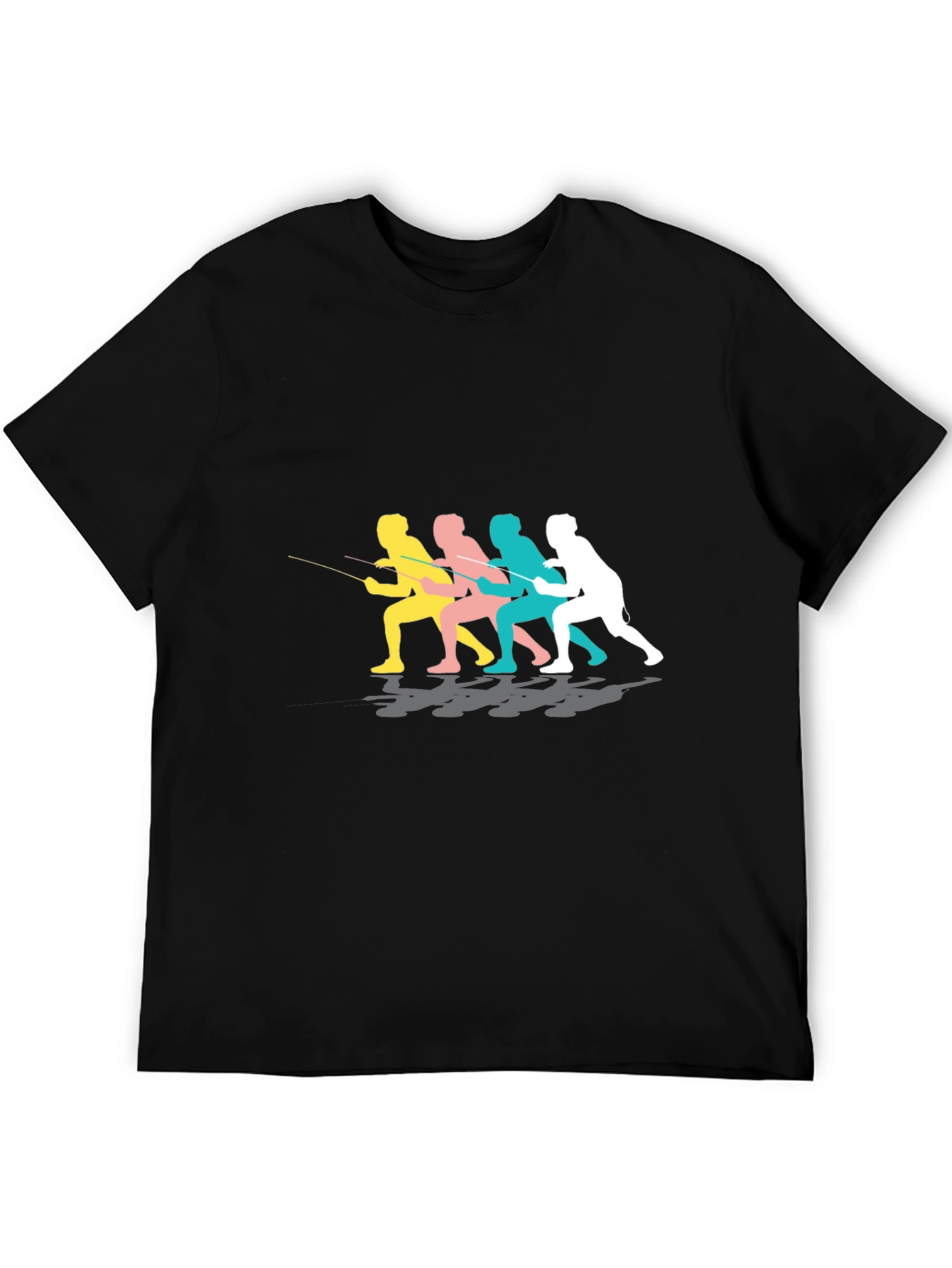 Fishermen Graphic Black Tee