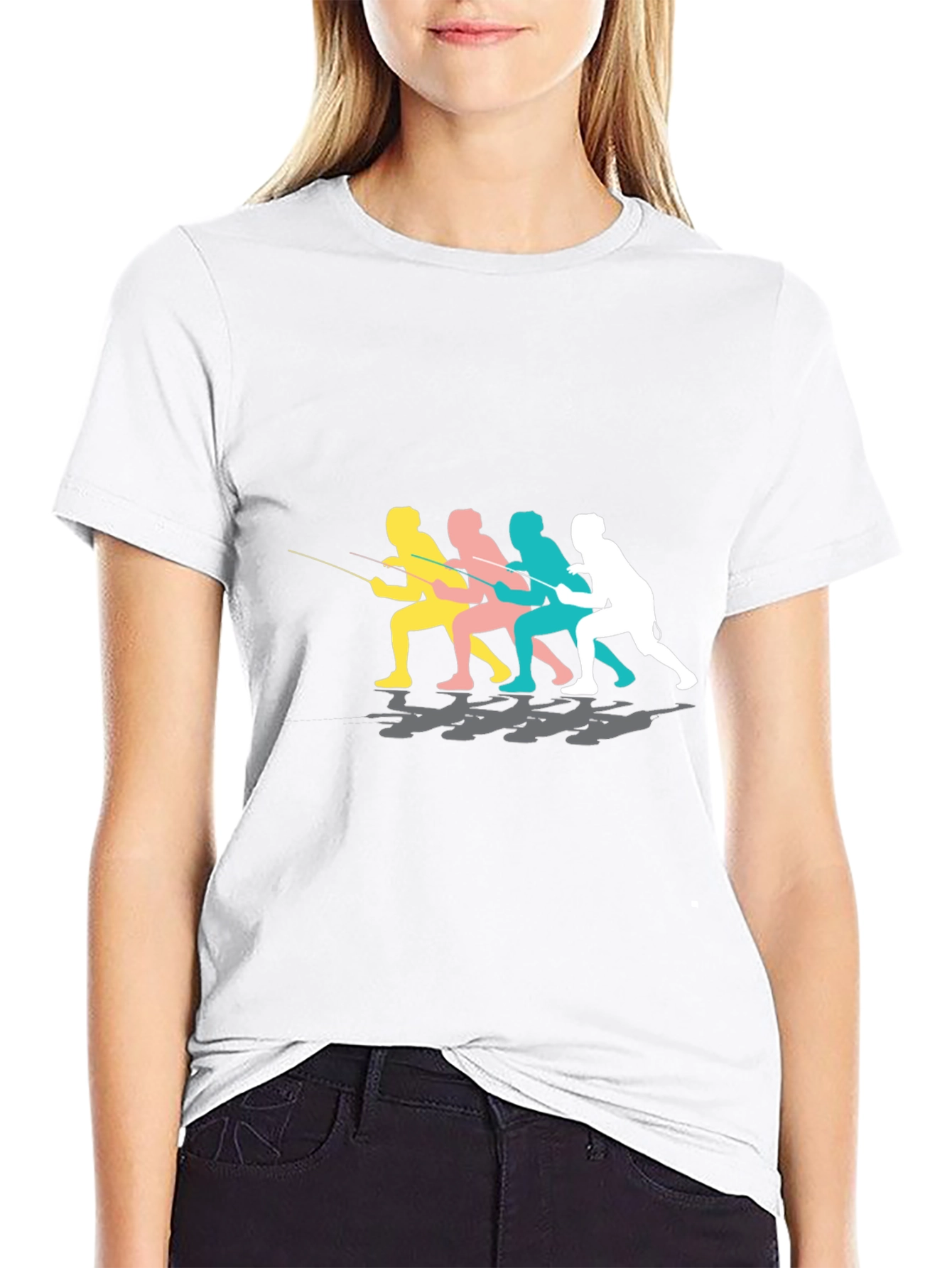 Fishermen Graphic Black Tee