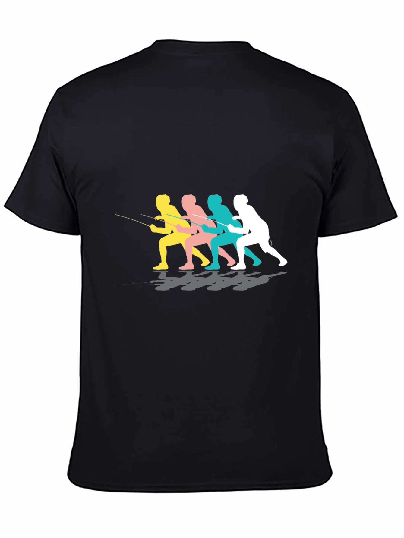 Fishermen Graphic Black Tee