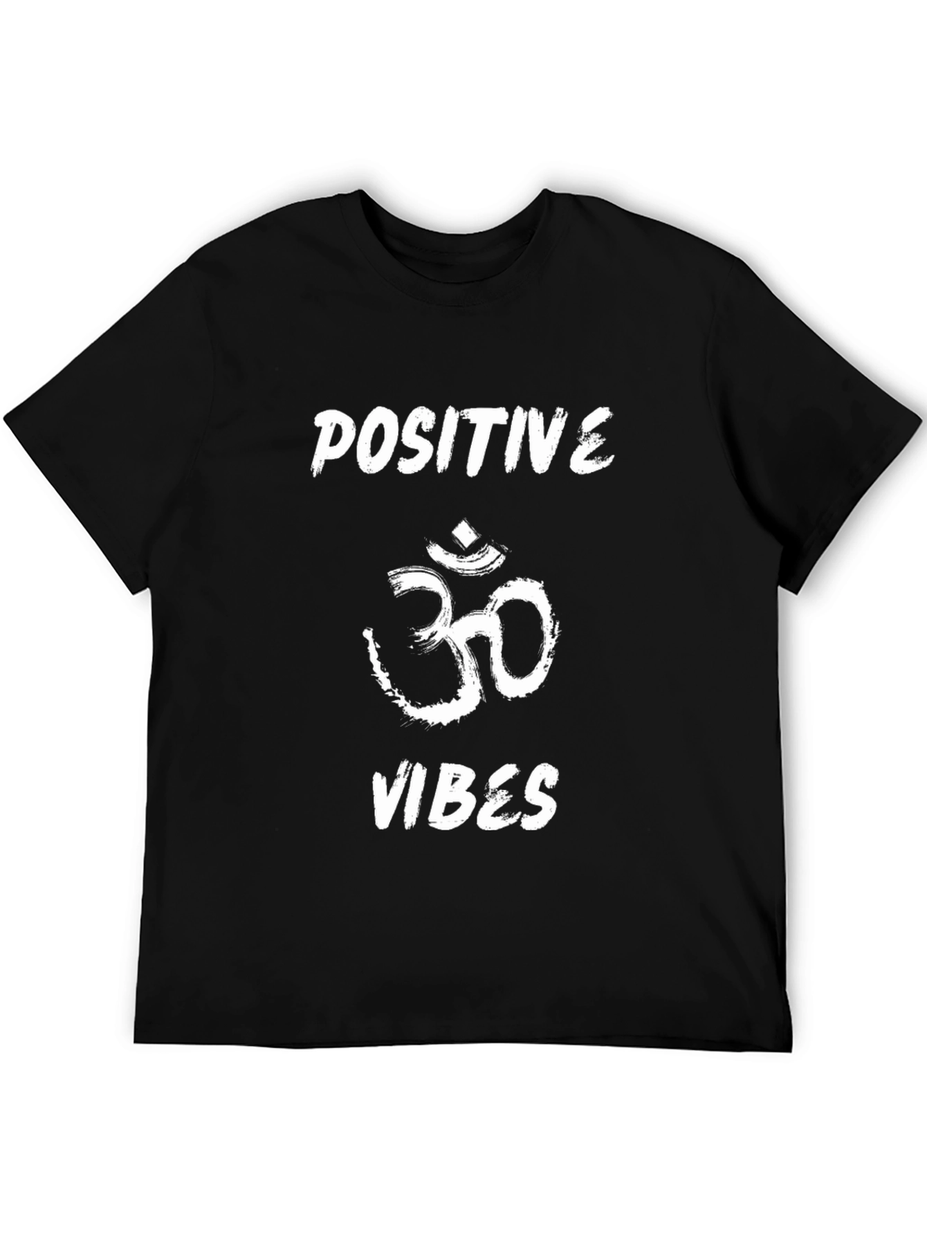 Positive Vibes Graphic Tee - Black