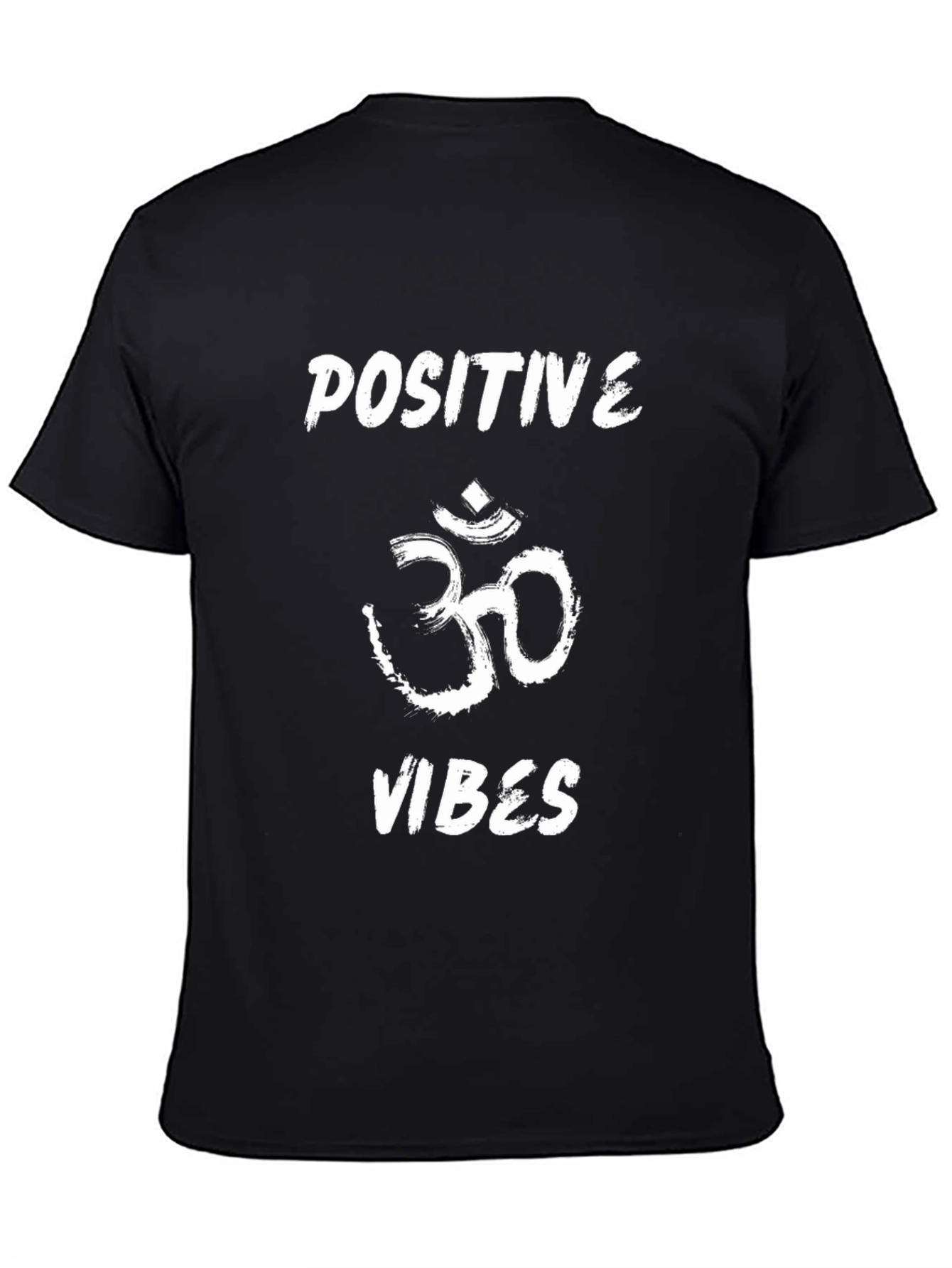 Positive Vibes Graphic Tee - Black