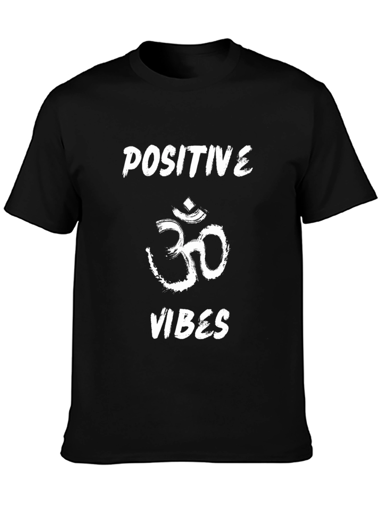 Positive Vibes Graphic Tee - Black