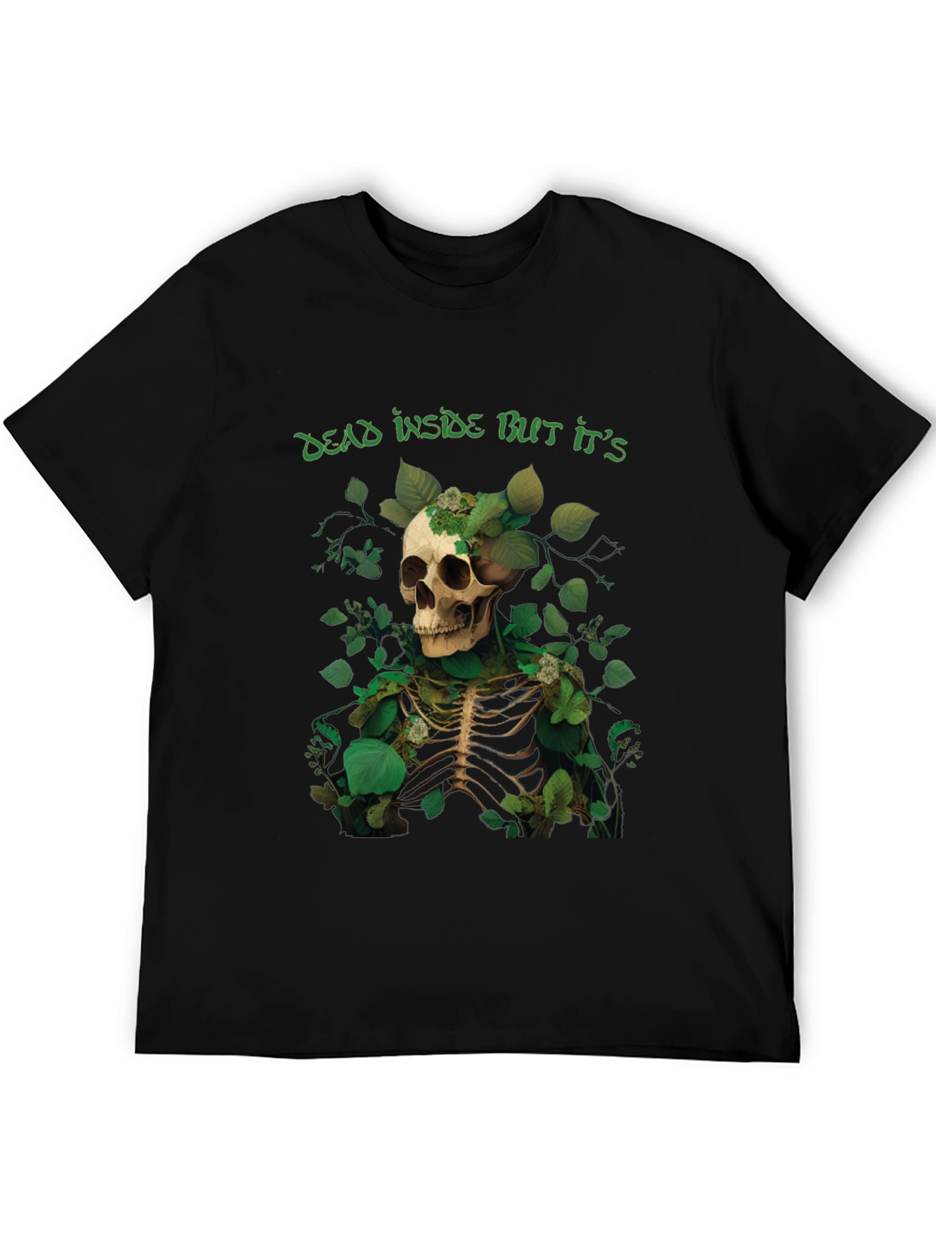 Dead Inside Skeleton Graphic Tee