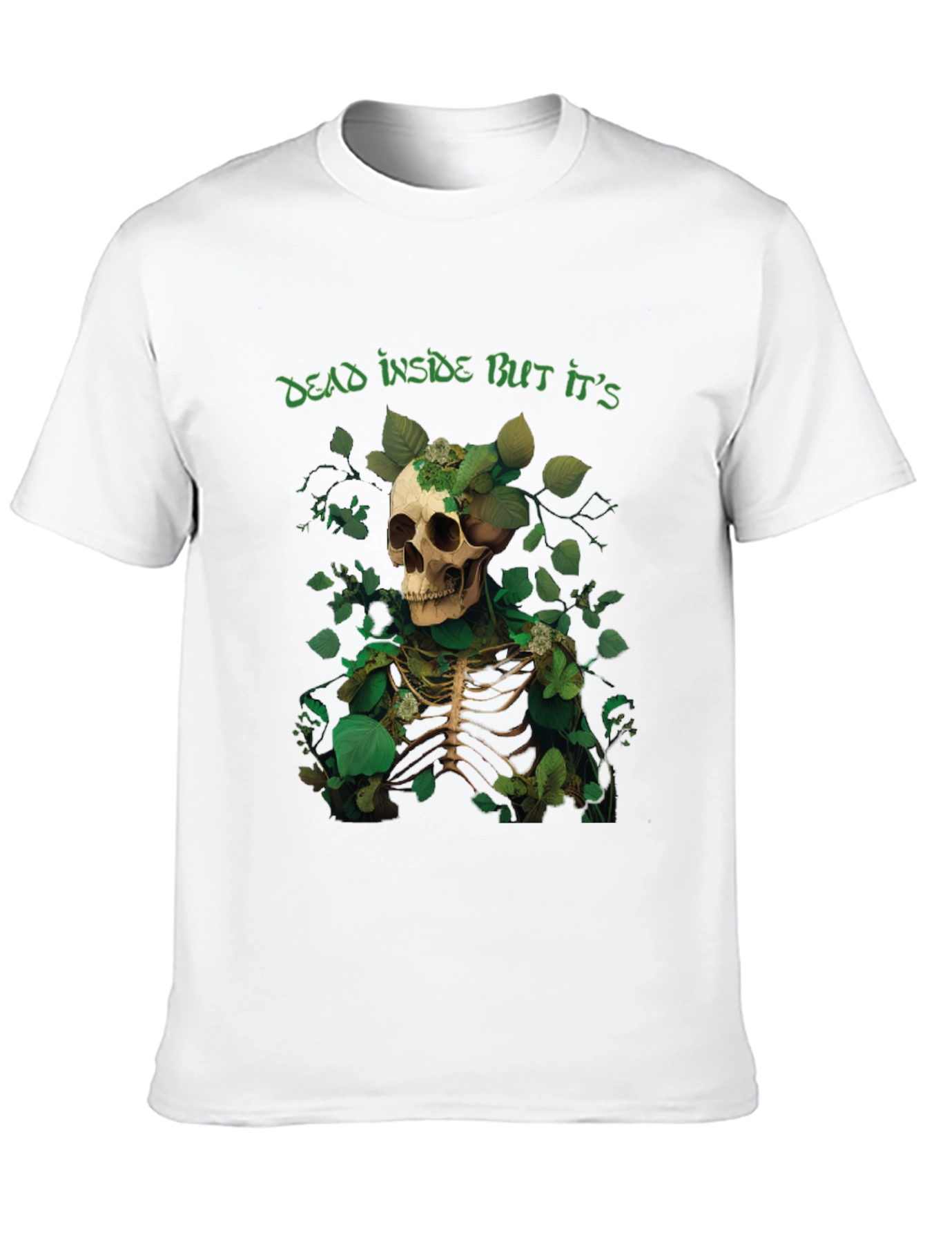 Dead Inside Skeleton Graphic Tee