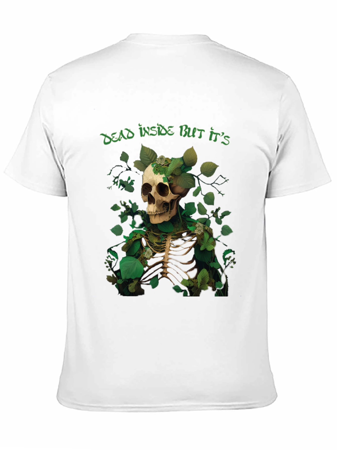 Dead Inside Skeleton Graphic Tee