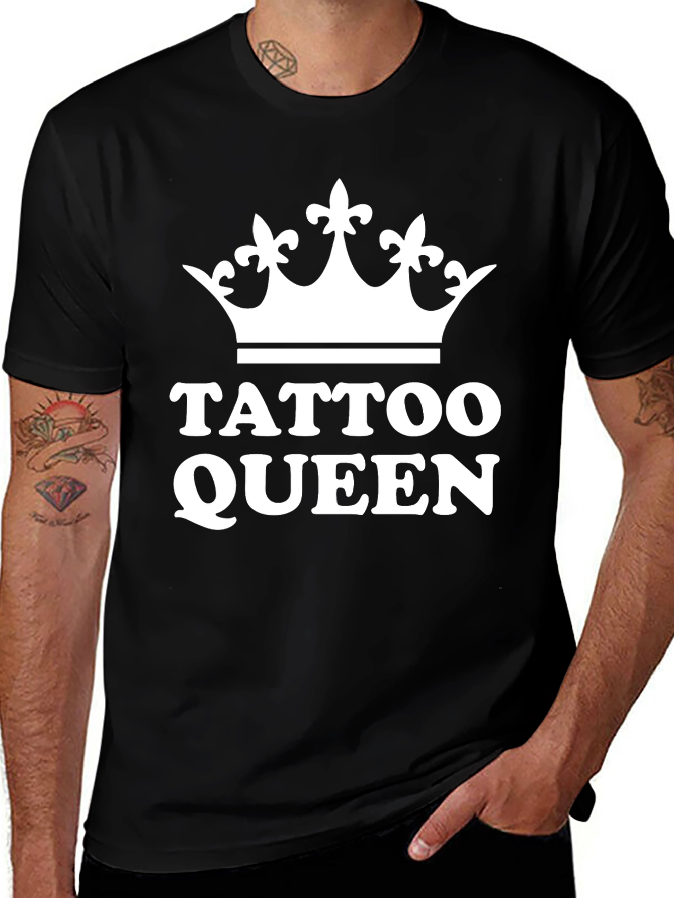 Tattoo Queen Black T-Shirt