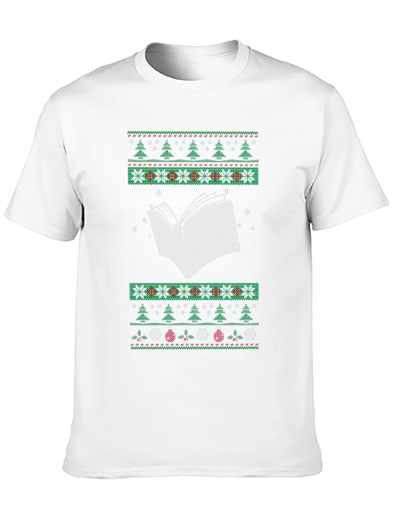 Book Lovers Ugly Christmas Sweater T-Shirt